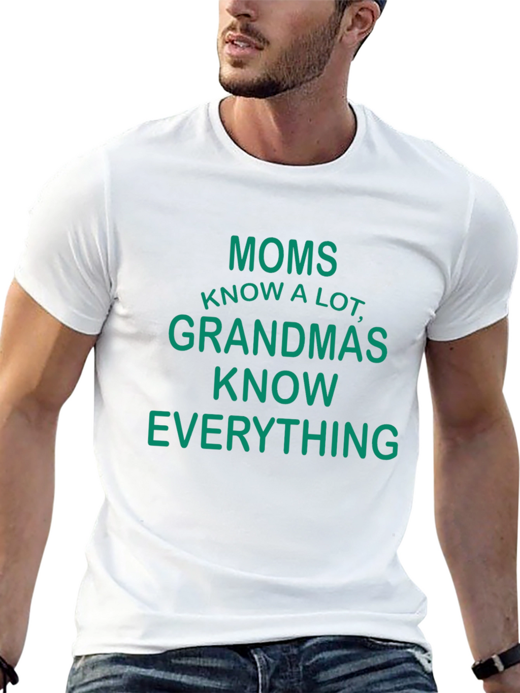 Moms Know A Lot Funny Graphic T-Shirt