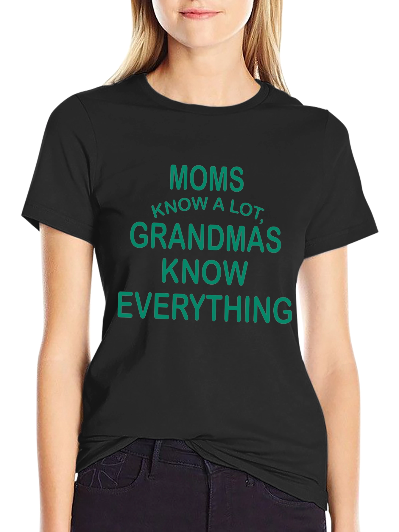Moms Know A Lot Funny Graphic T-Shirt