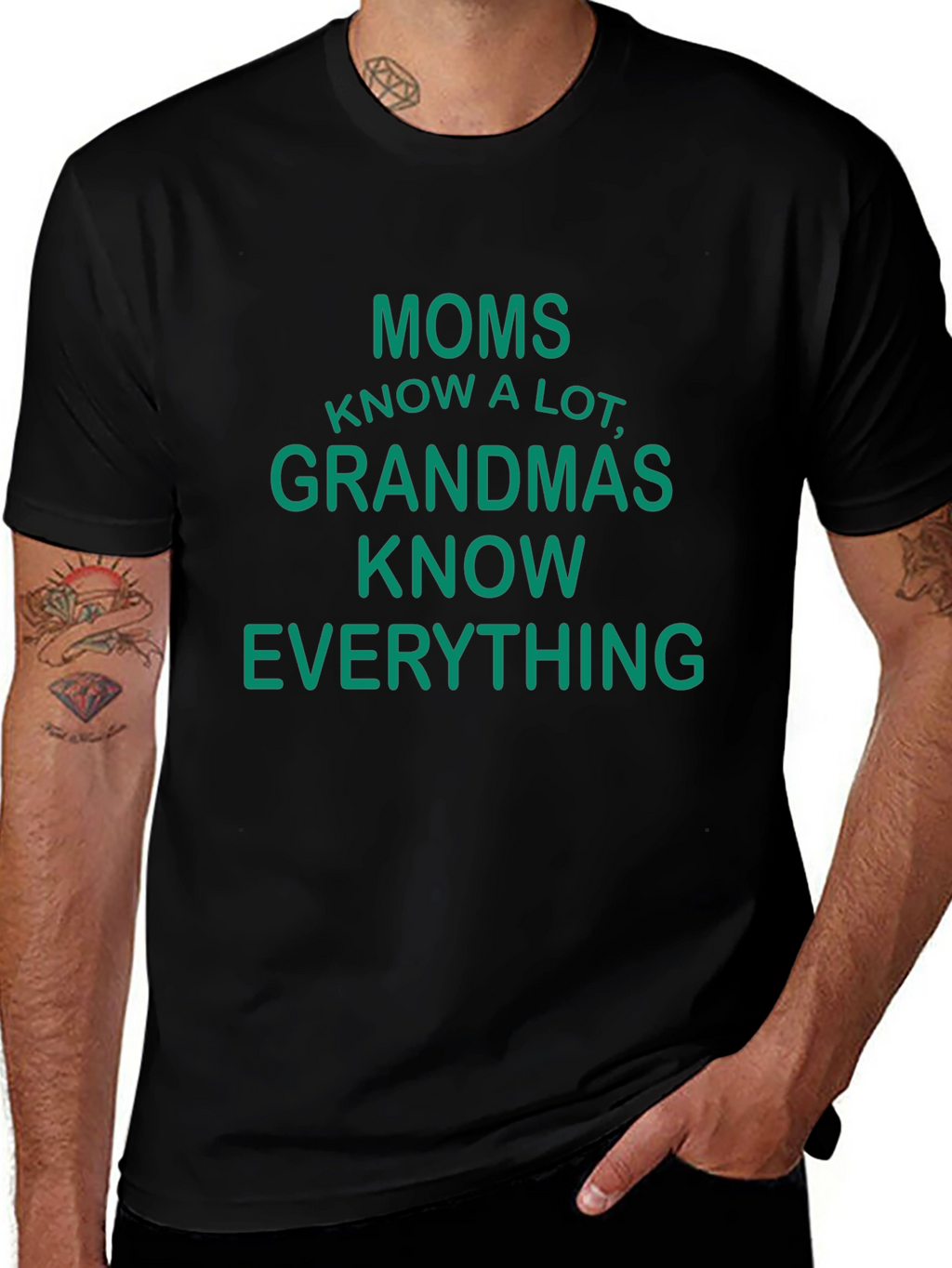 Moms Know A Lot Funny Graphic T-Shirt