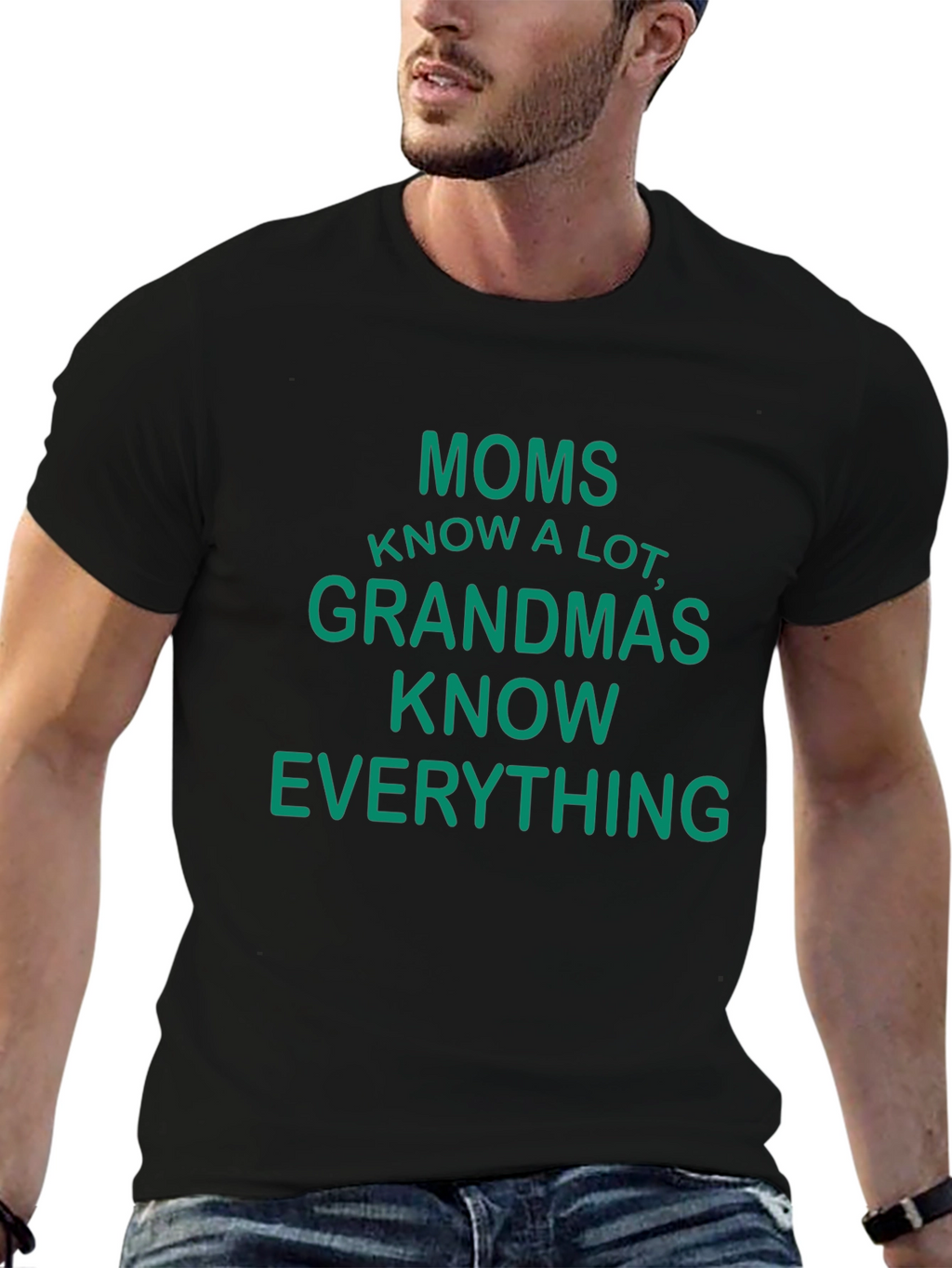Moms Know A Lot Funny Graphic T-Shirt