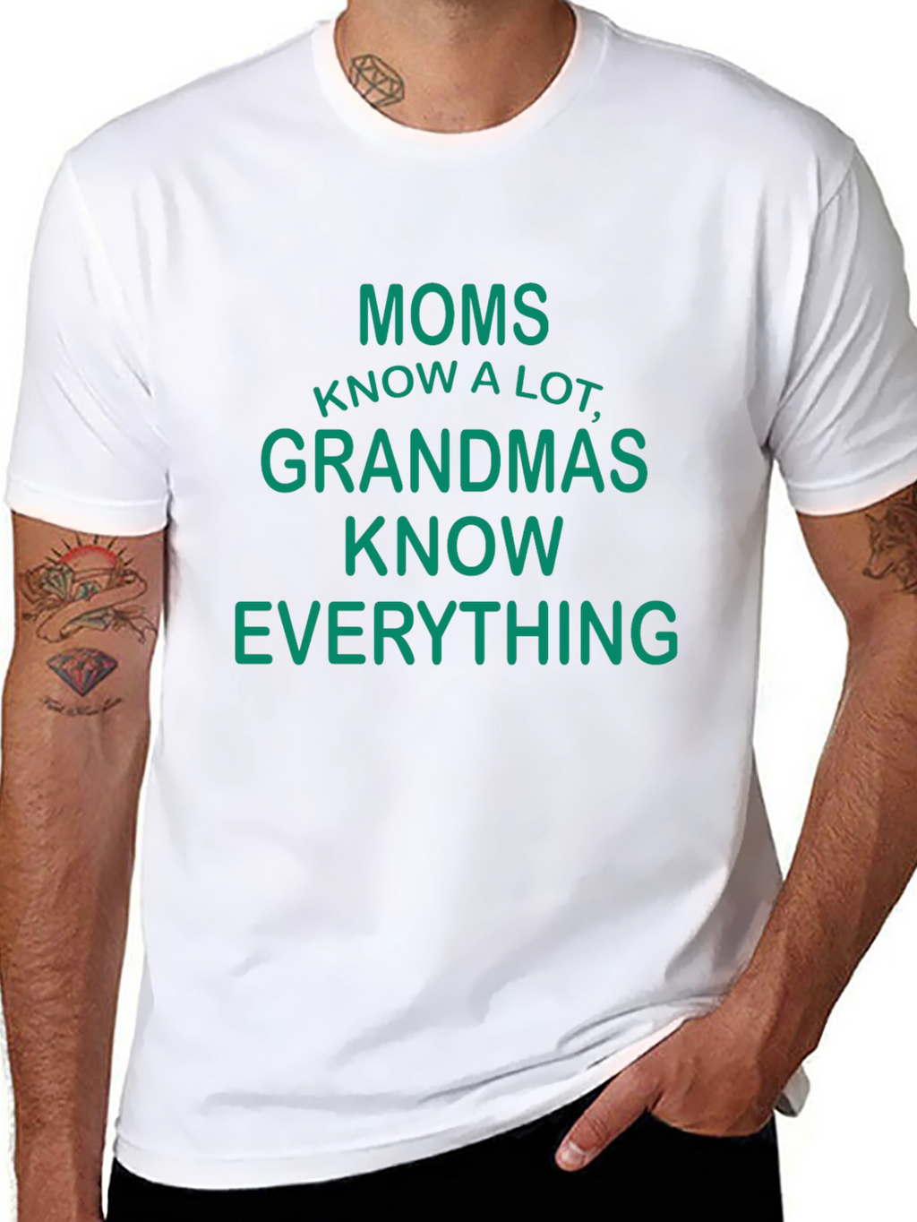 Moms Know A Lot Funny Graphic T-Shirt