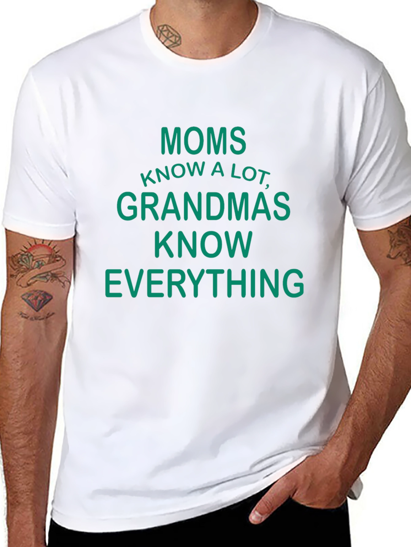 Moms Know A Lot Funny Graphic T-Shirt