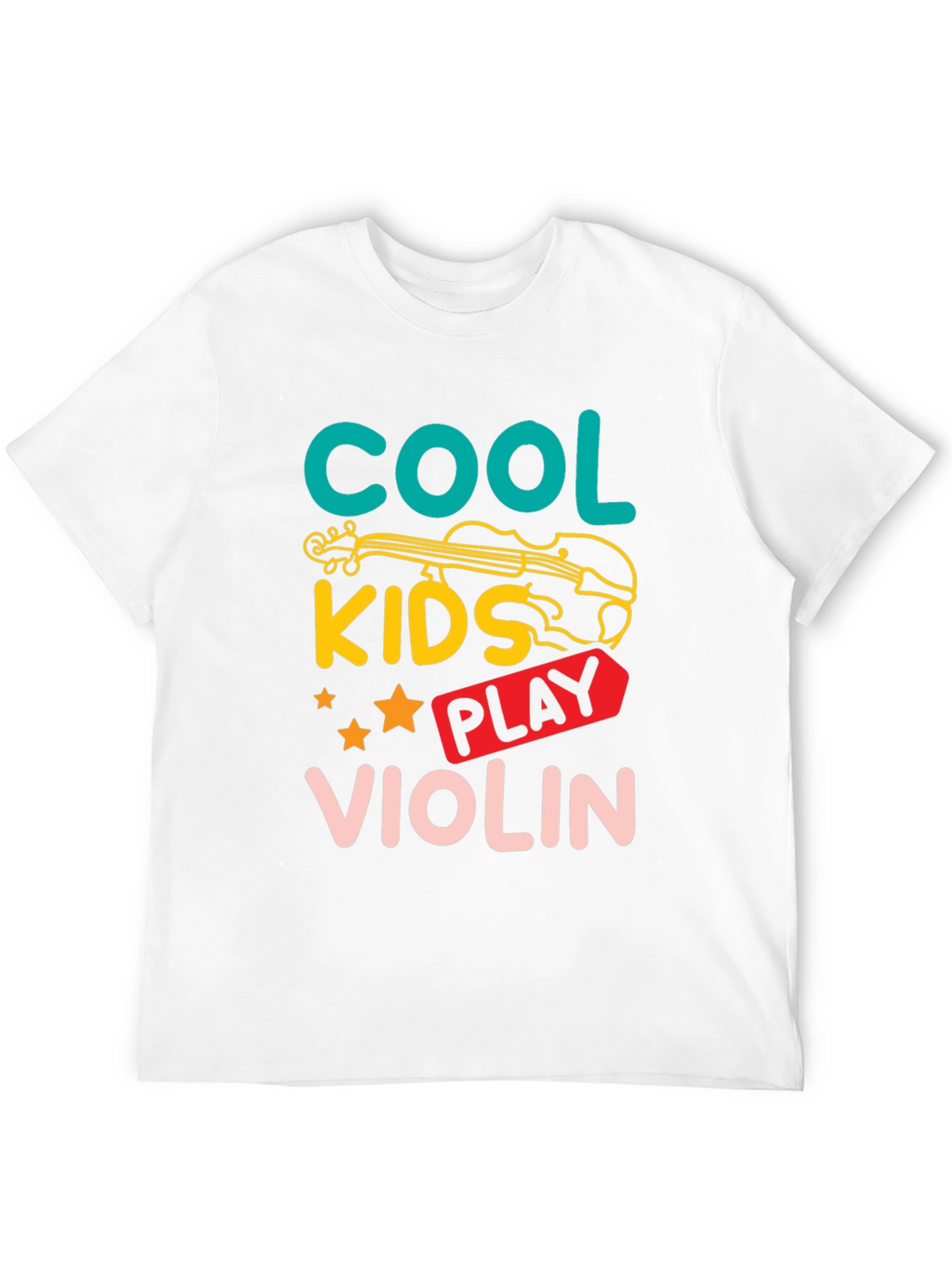 Cool Kids Violin T-Shirt - Music Lovers Tee