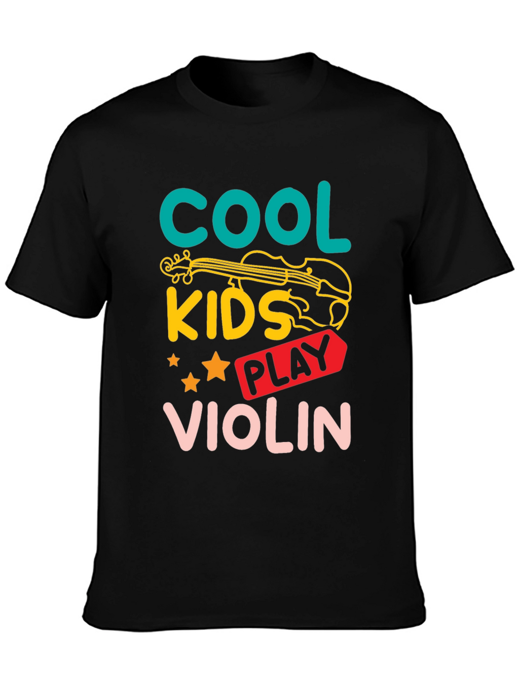 Cool Kids Violin T-Shirt - Music Lovers Tee