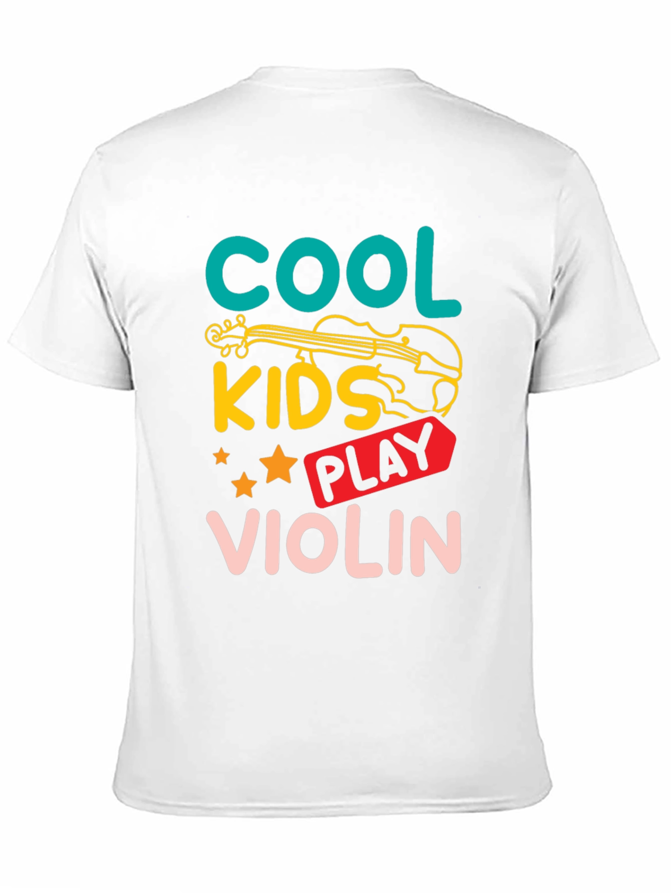 Cool Kids Violin T-Shirt - Music Lovers Tee