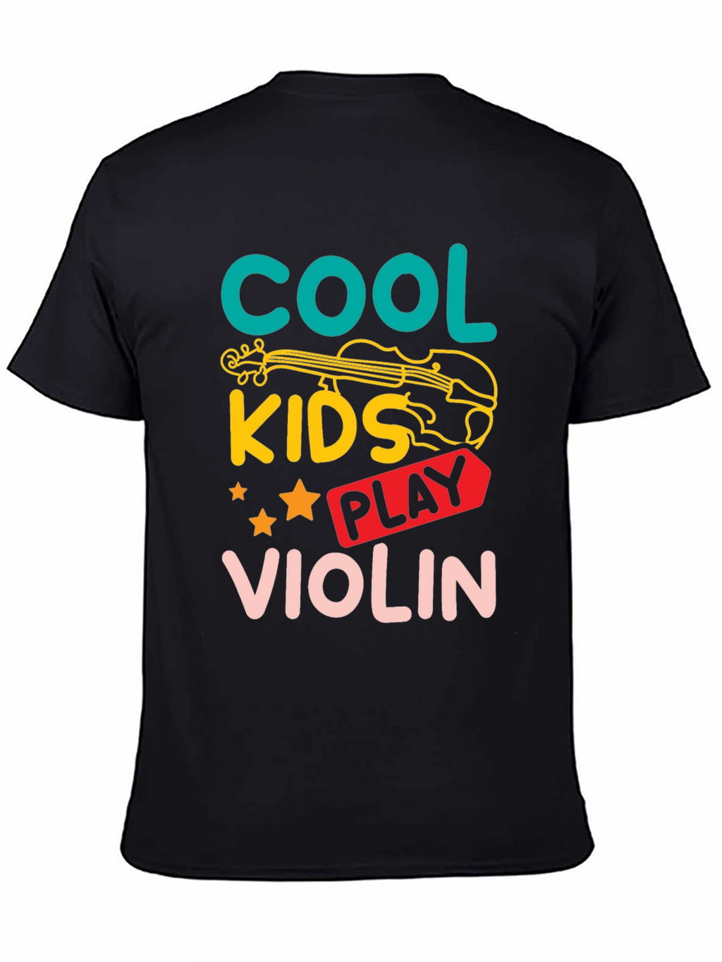 Cool Kids Violin T-Shirt - Music Lovers Tee