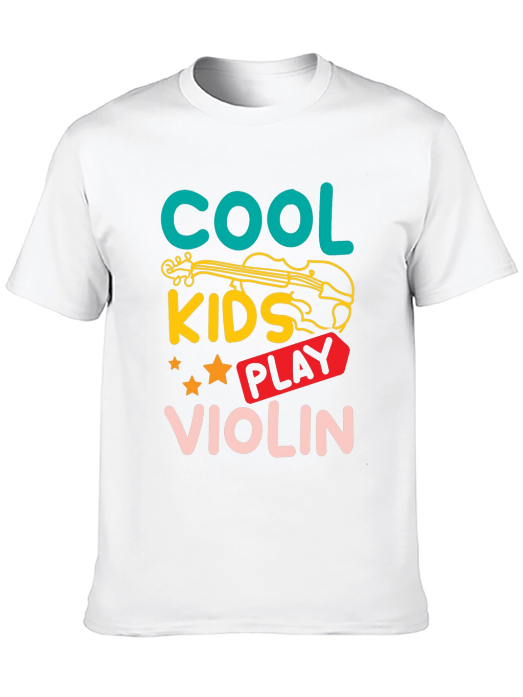 Cool Kids Violin T-Shirt - Music Lovers Tee