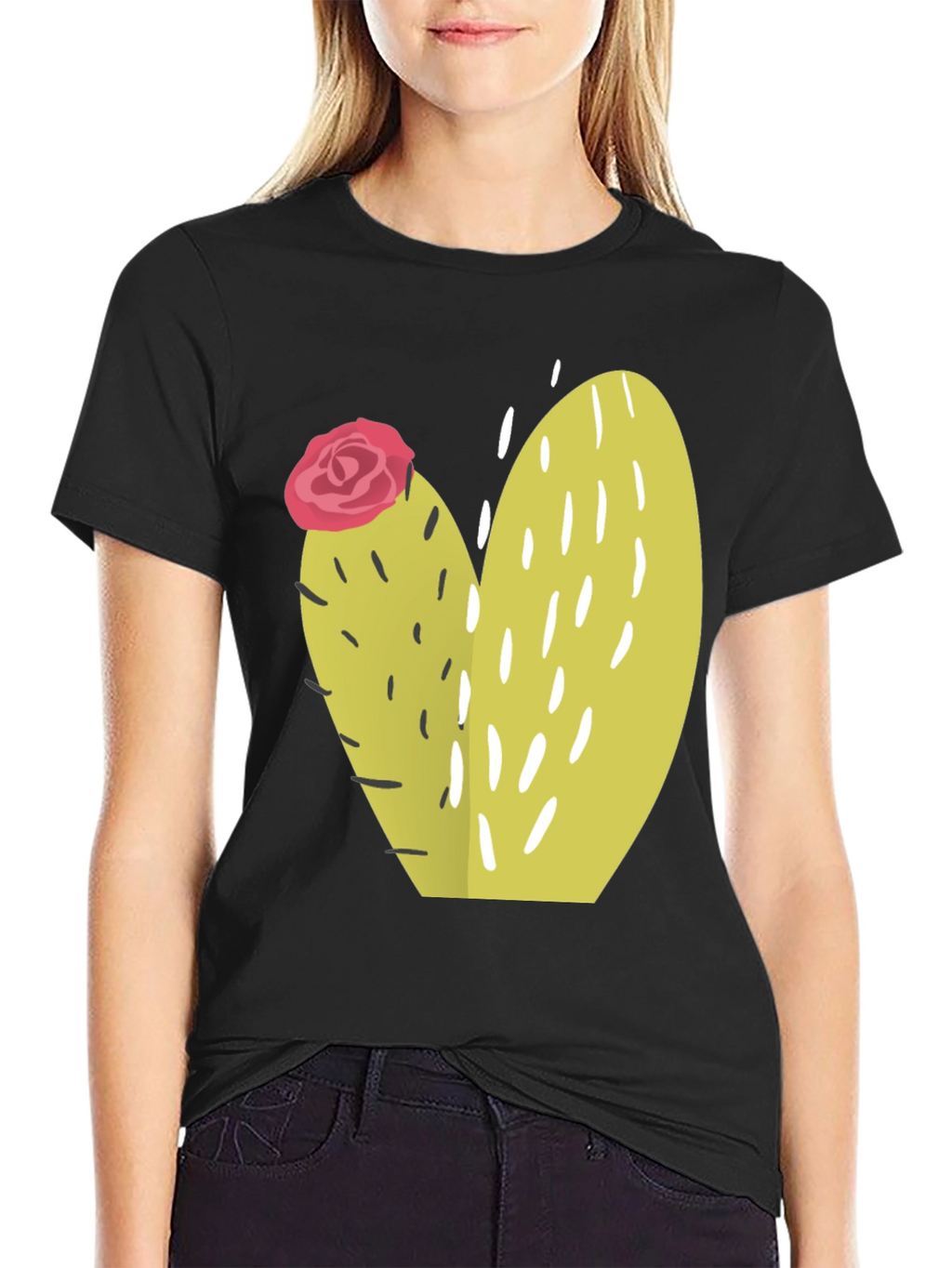 Cactus Flower Graphic Tee