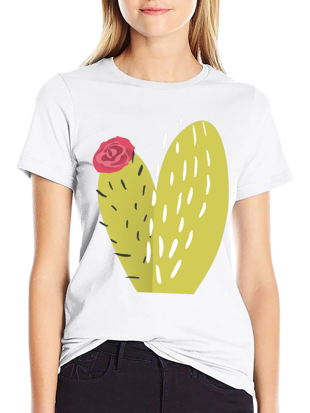 Cactus Flower Graphic Tee