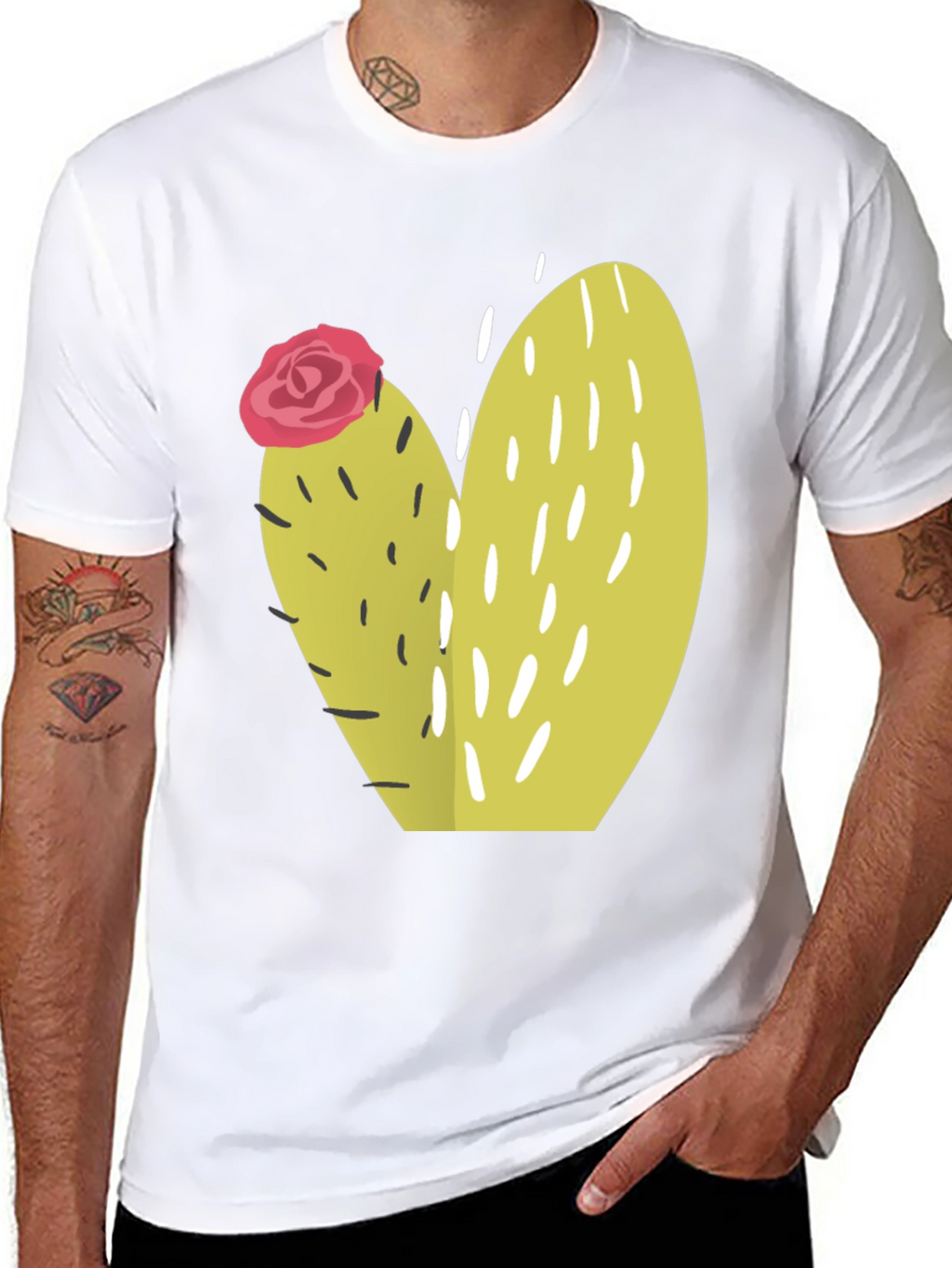 Cactus Flower Graphic Tee