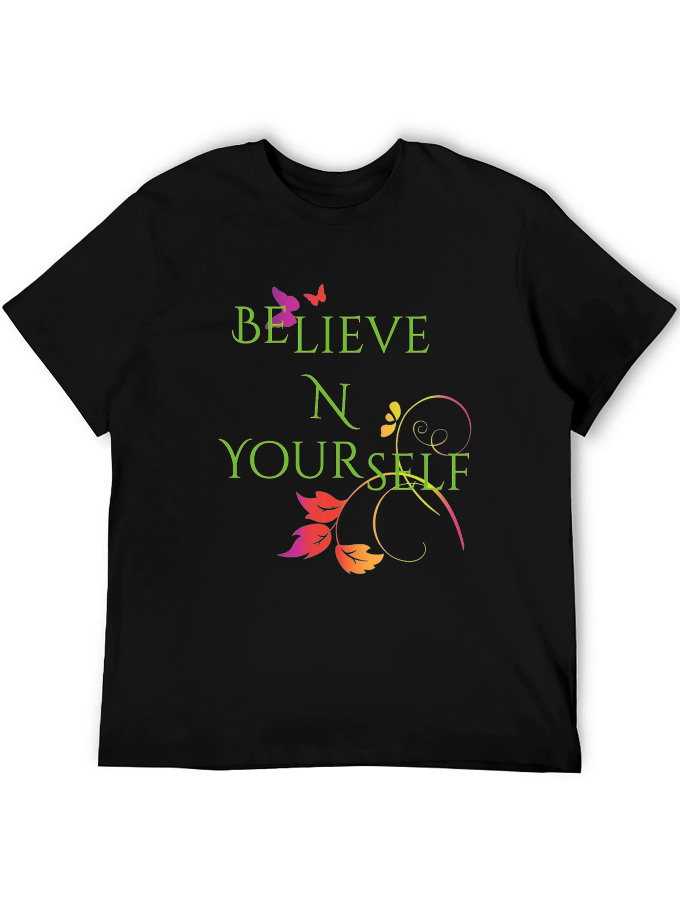 Believe in Yourself Graphic Tee - Trendy and Inspiring