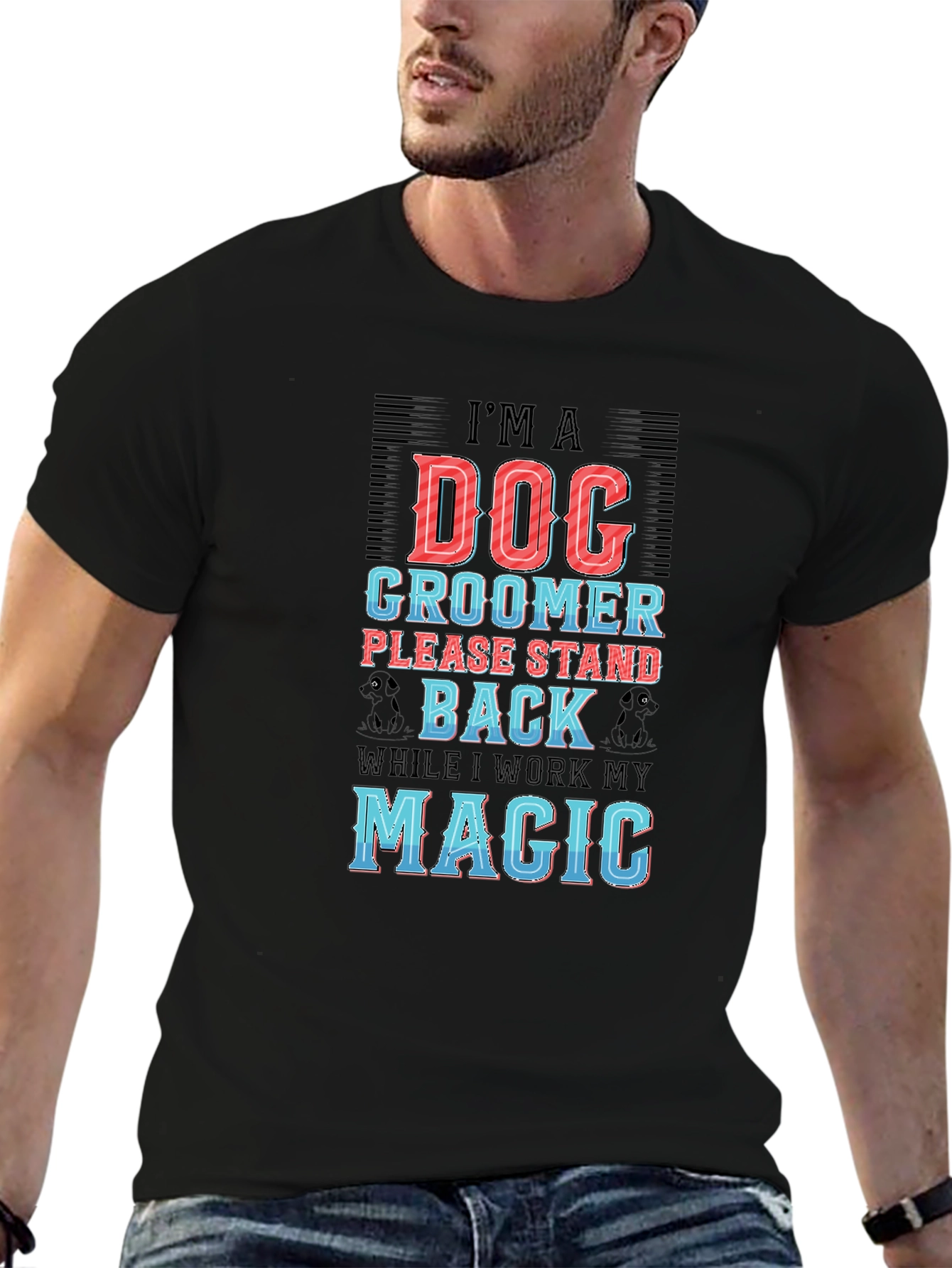 Dog Groomer Novelty Graphic Tee