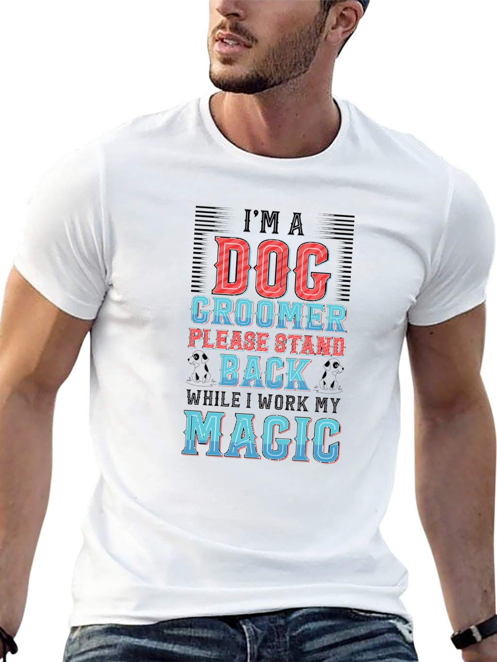 Dog Groomer Novelty Graphic Tee
