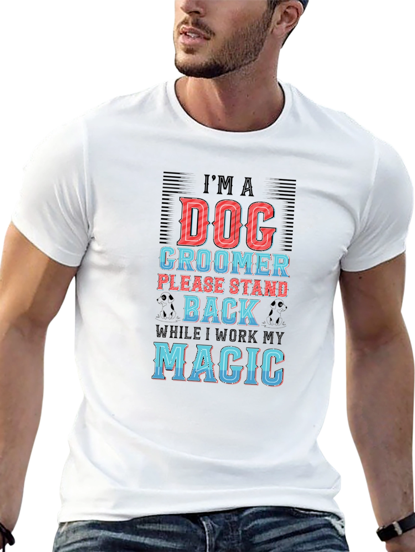 Dog Groomer Novelty Graphic Tee