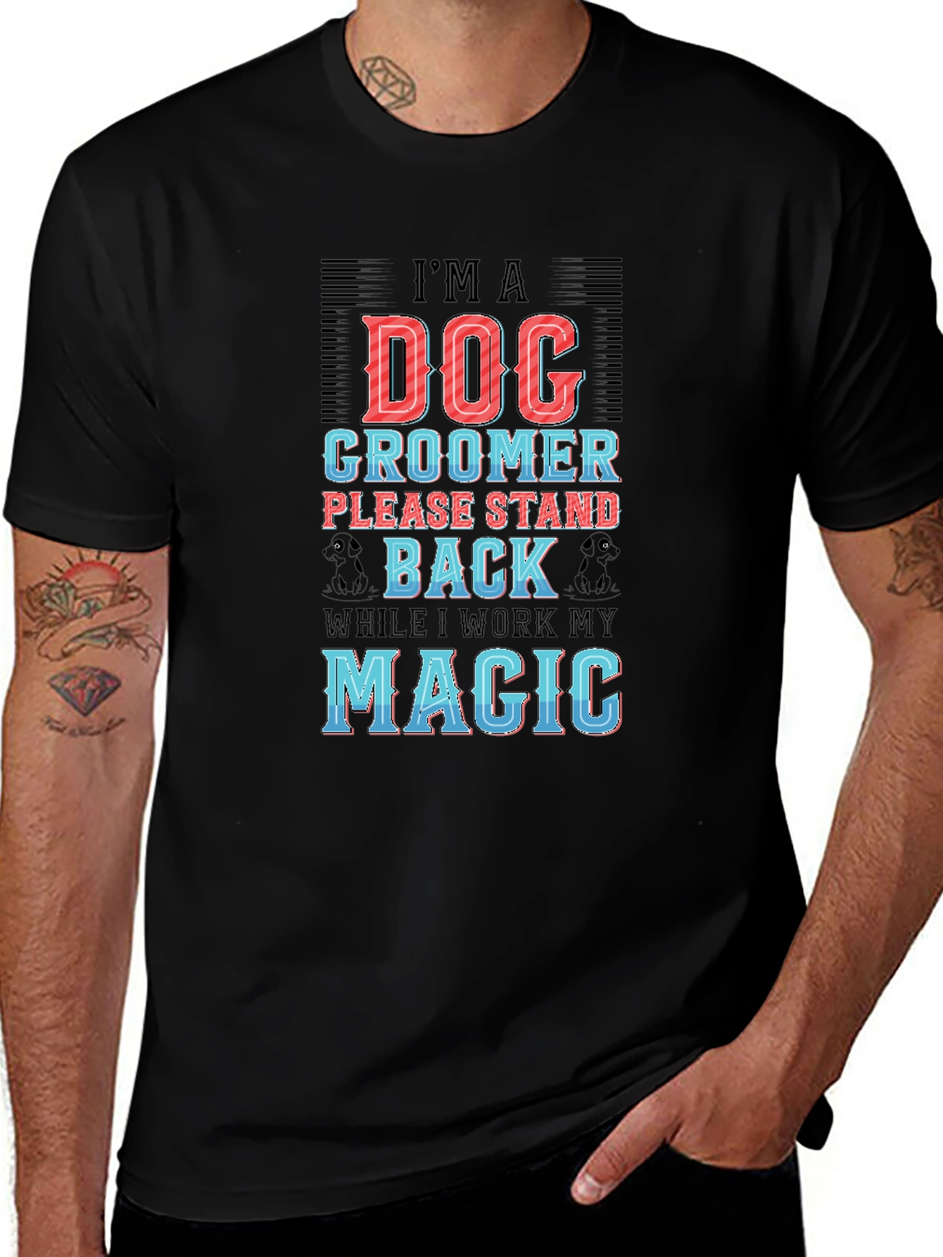 Dog Groomer Novelty Graphic Tee
