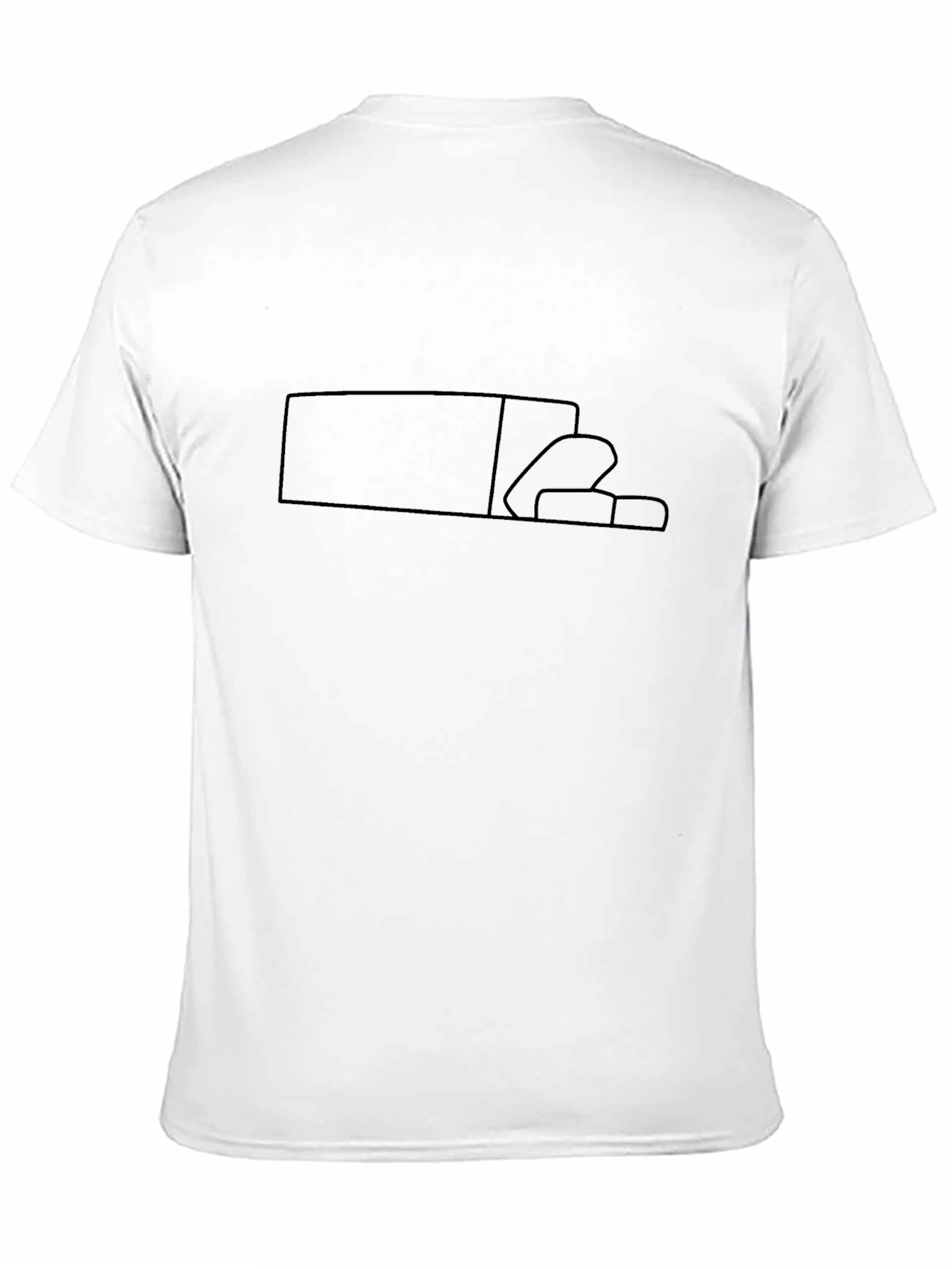 Minimalist Bread T-Shirt - Soft Cotton Tee