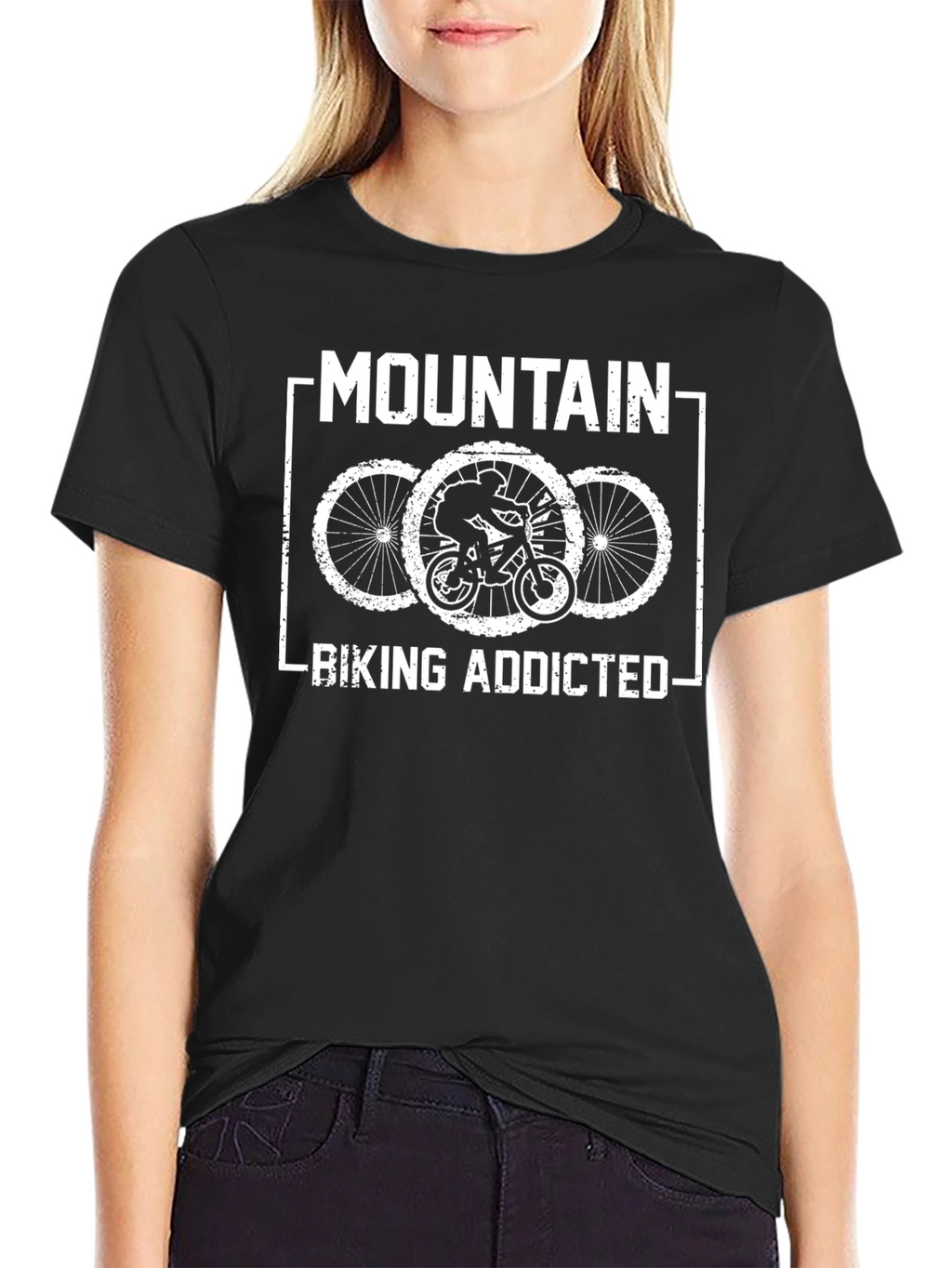 Mountain Biking Addicted T-Shirt
