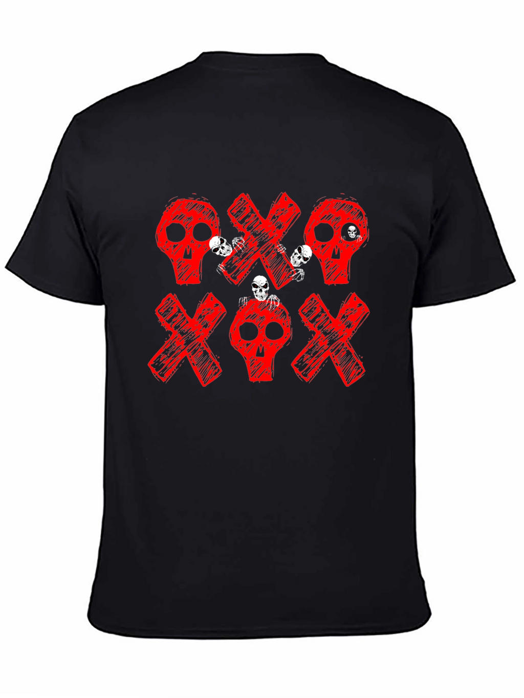 Skull & Crossbones Black Graphic Tee