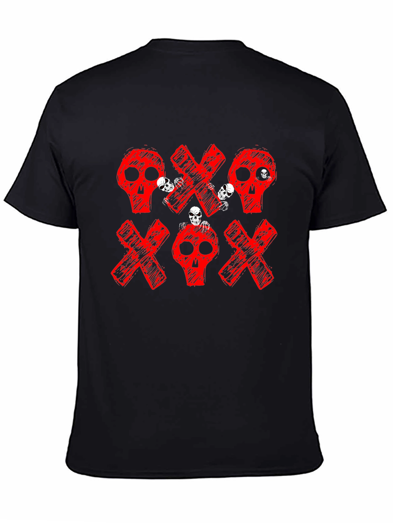 Skull & Crossbones Black Graphic Tee