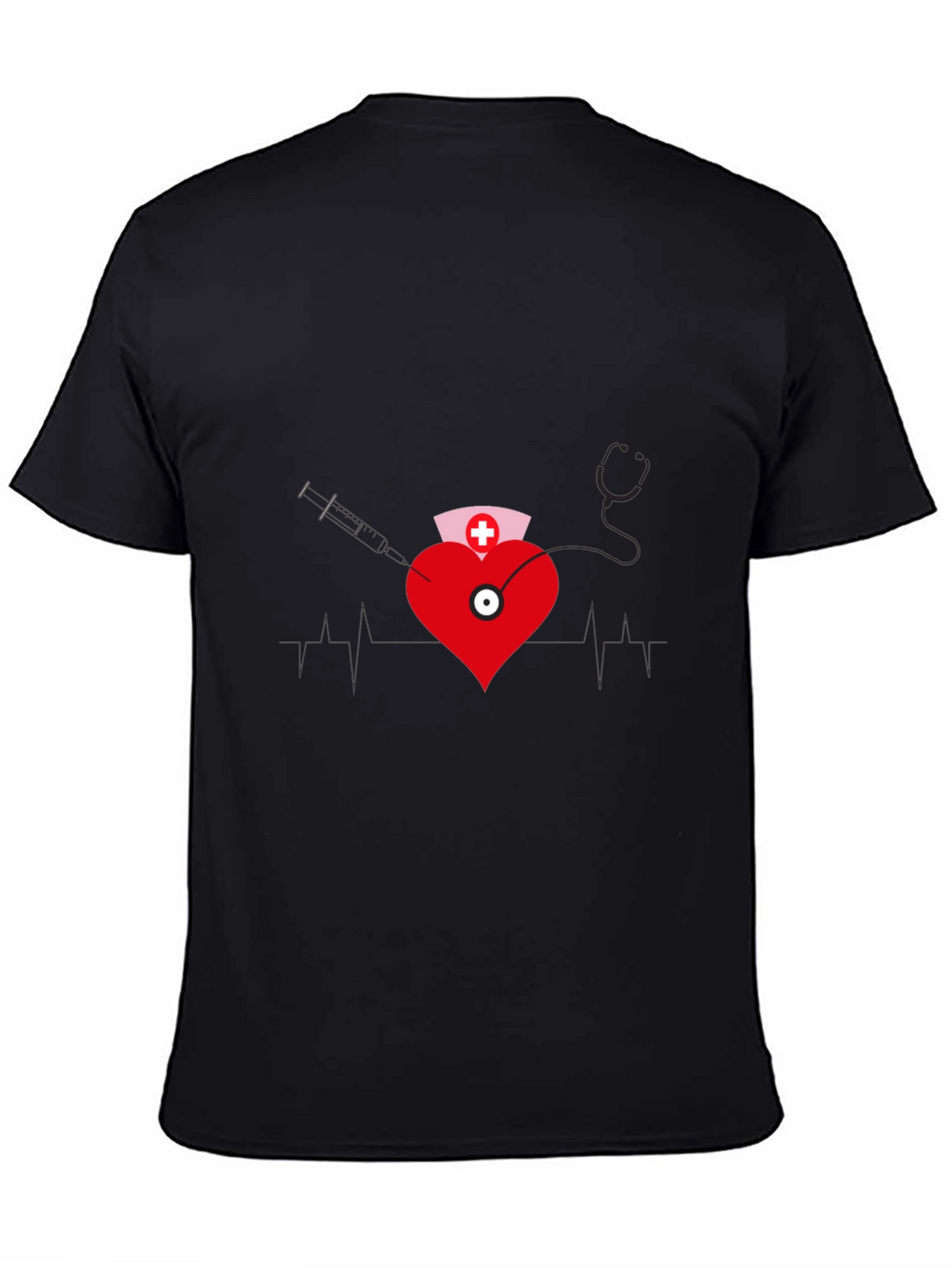 Nurse Heartbeat Graphic T-Shirt