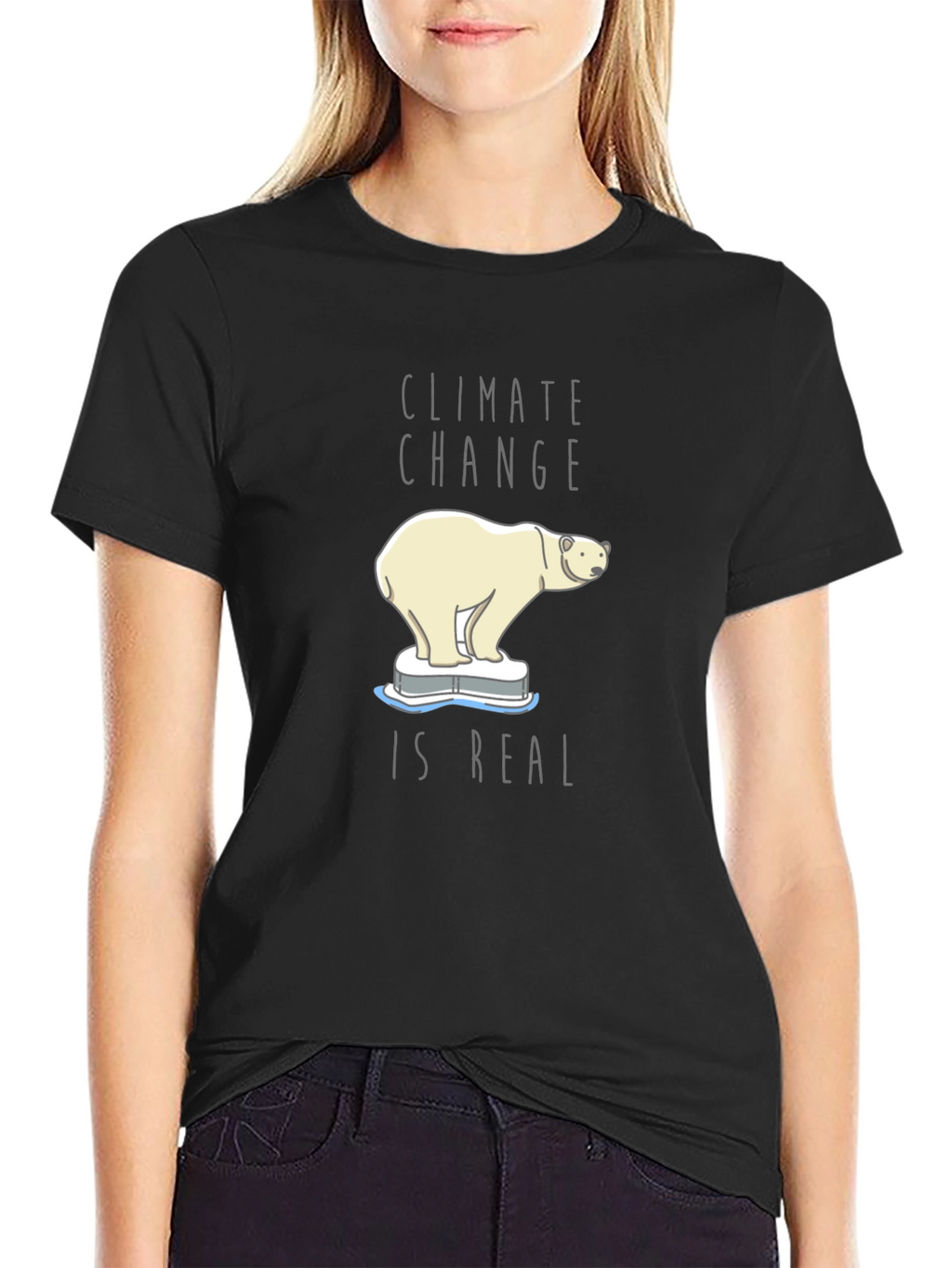 Climate Change Polar Bear Graphic Tee