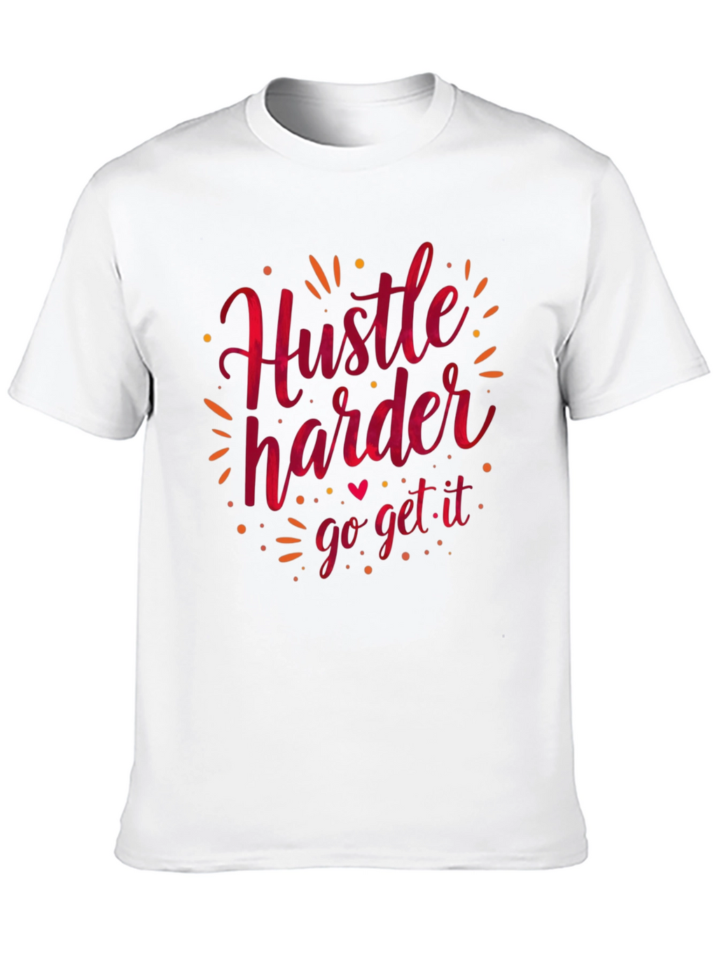 Hustle Harder Graphic Tee - Motivational T-Shirt