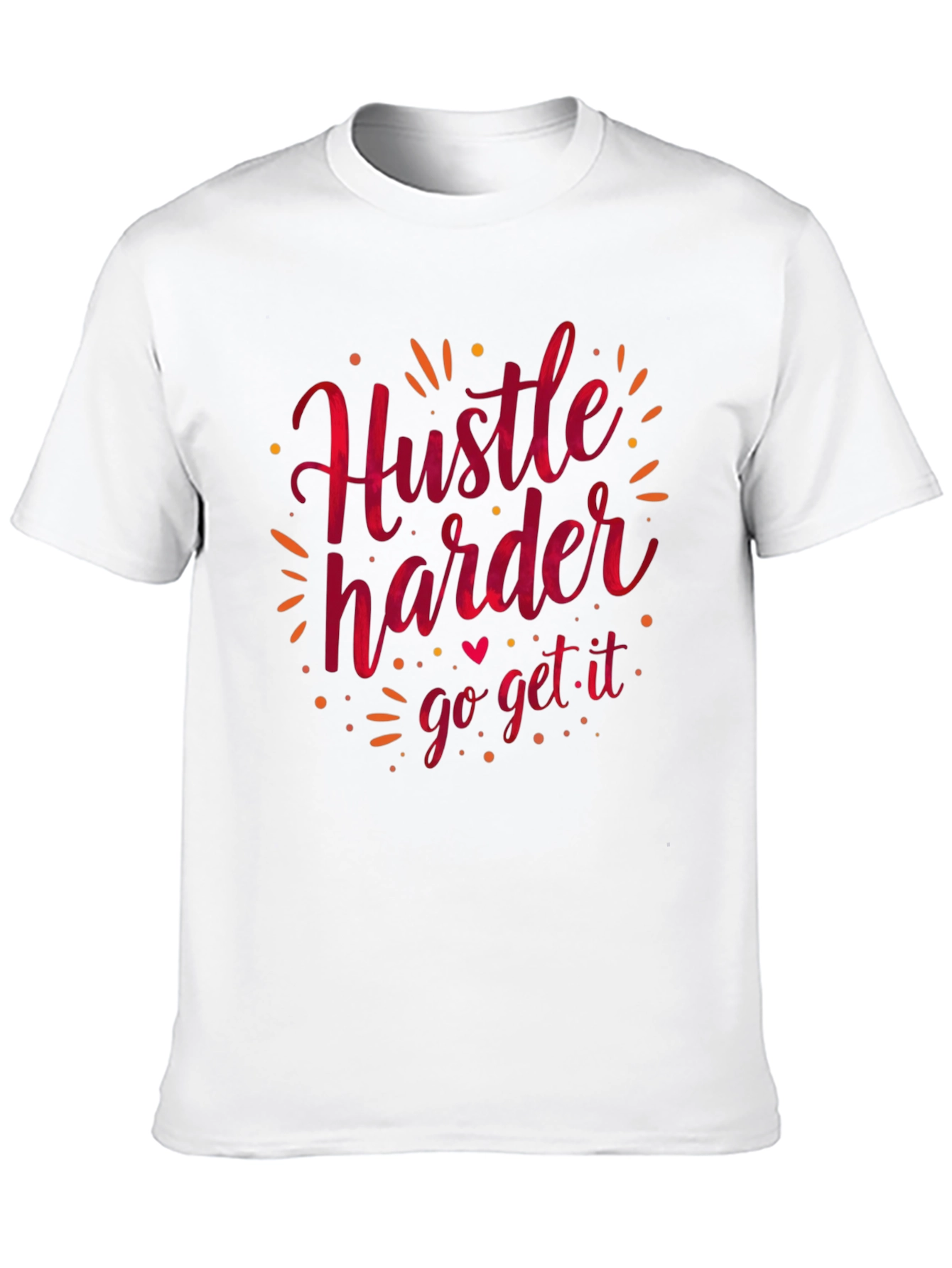 Hustle Harder Graphic Tee - Motivational T-Shirt
