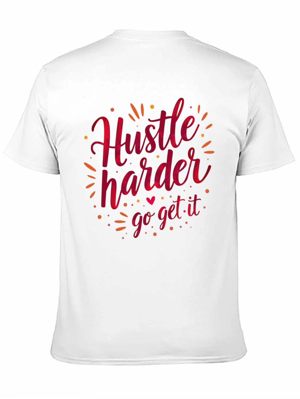 Hustle Harder Graphic Tee - Motivational T-Shirt