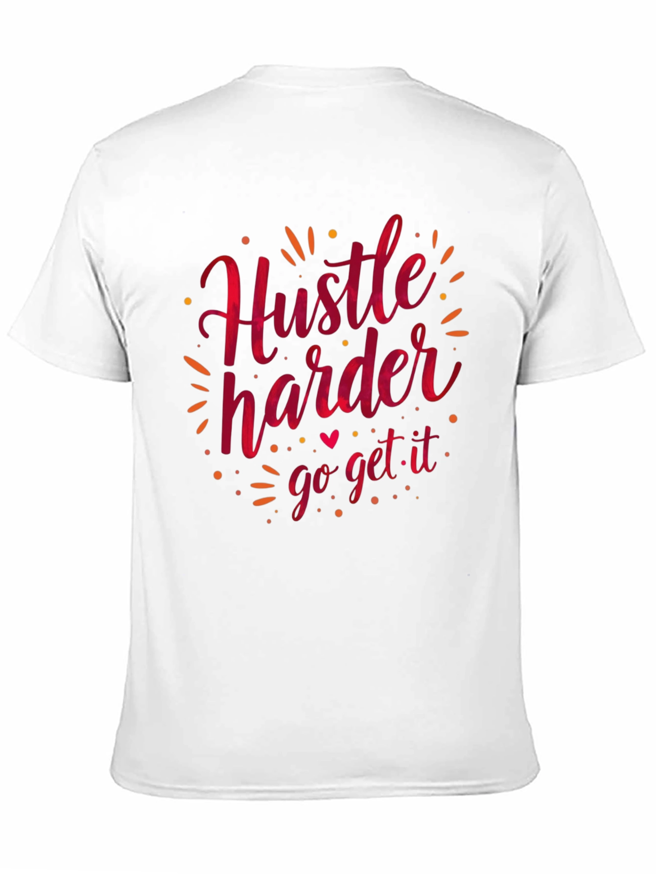 Hustle Harder Graphic Tee - Motivational T-Shirt