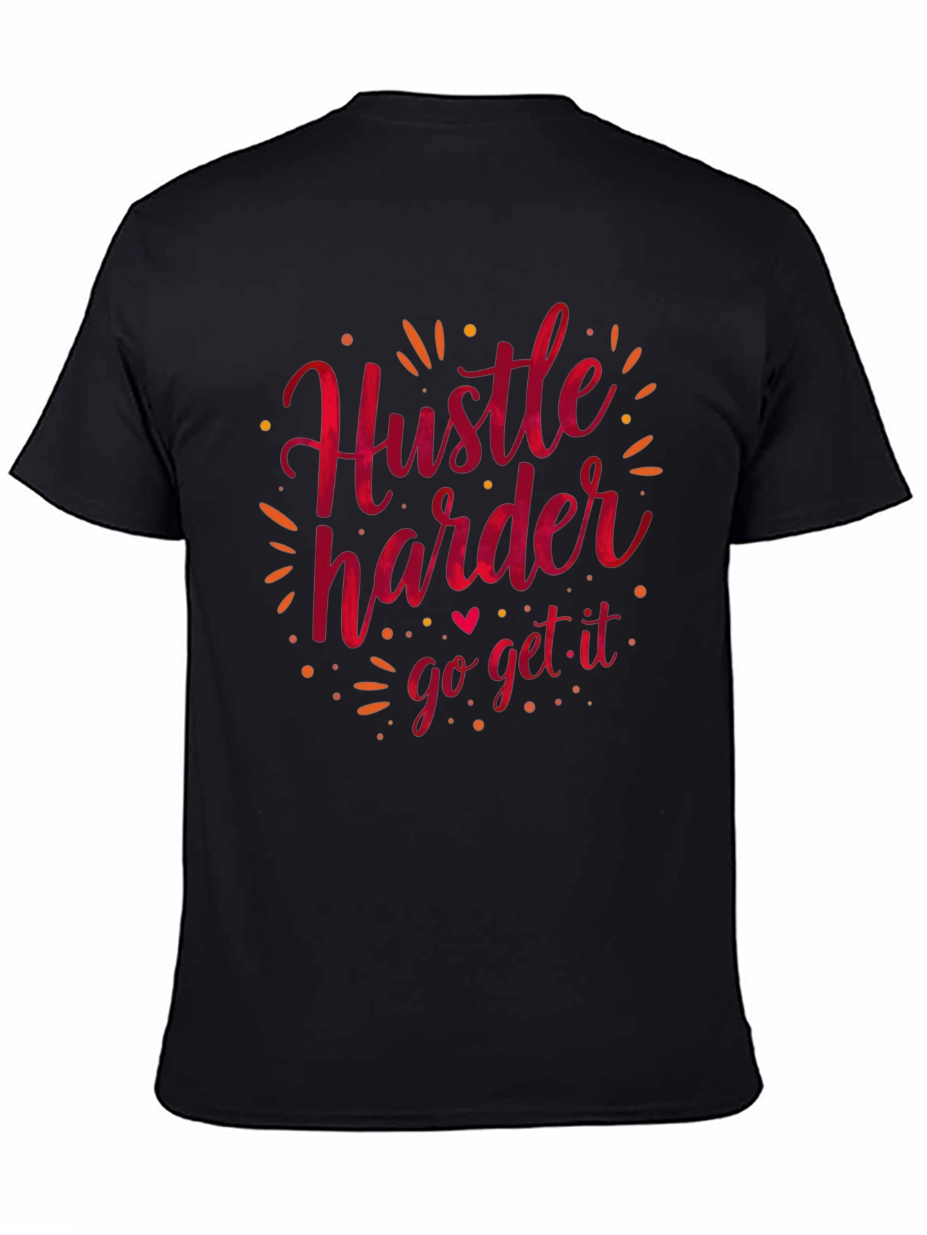 Hustle Harder Graphic Tee - Motivational T-Shirt