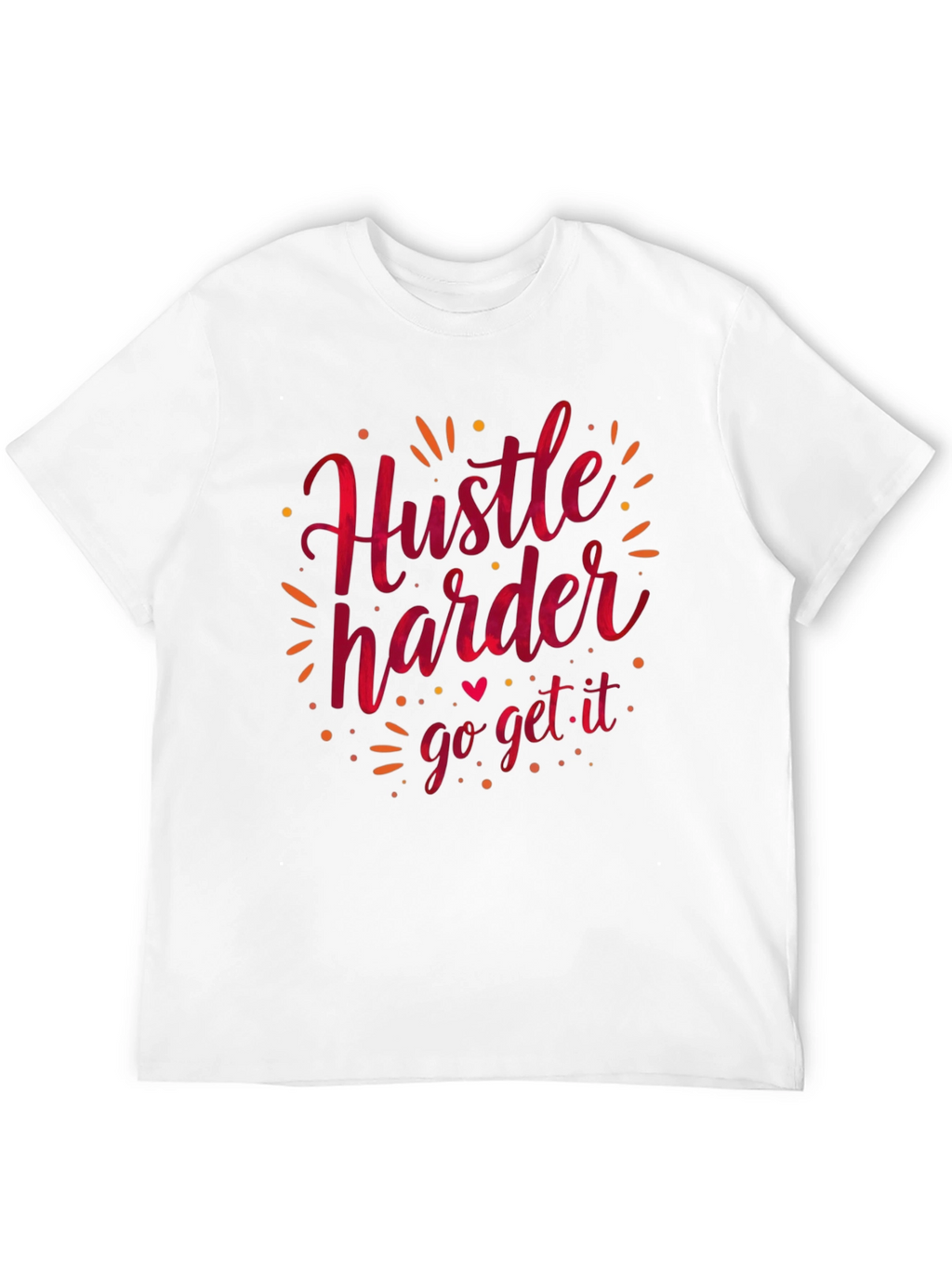 Hustle Harder Graphic Tee - Motivational T-Shirt