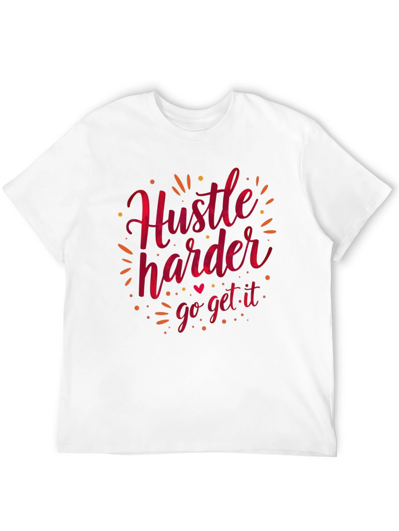 Hustle Harder Graphic Tee - Motivational T-Shirt