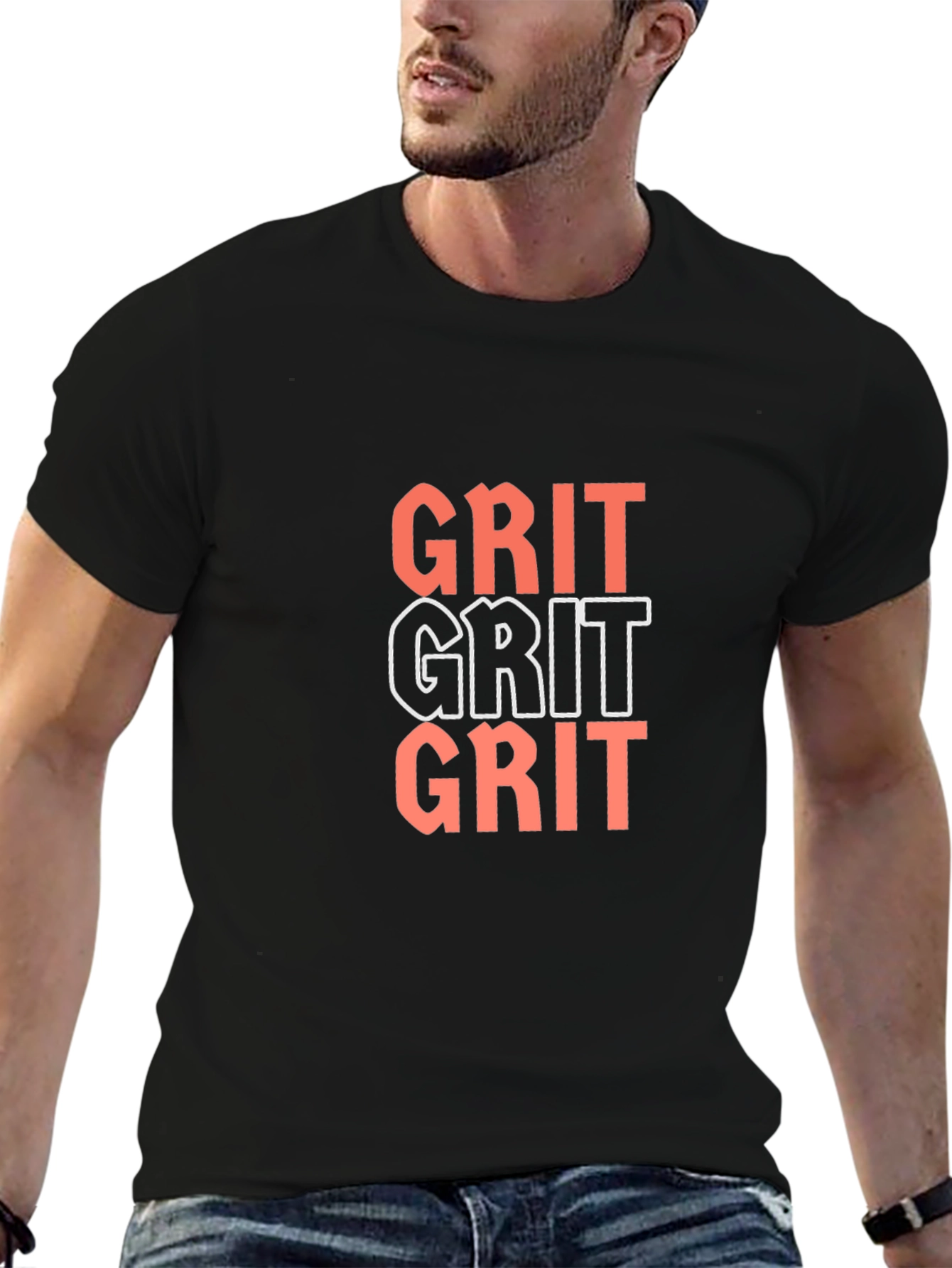 Grit Graphic Tee - Motivational T-Shirt