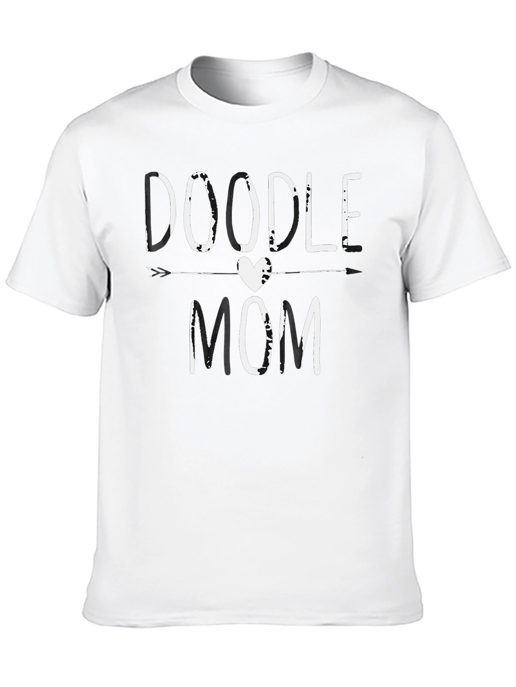 Doodle Mom Arrow Heart T-Shirt