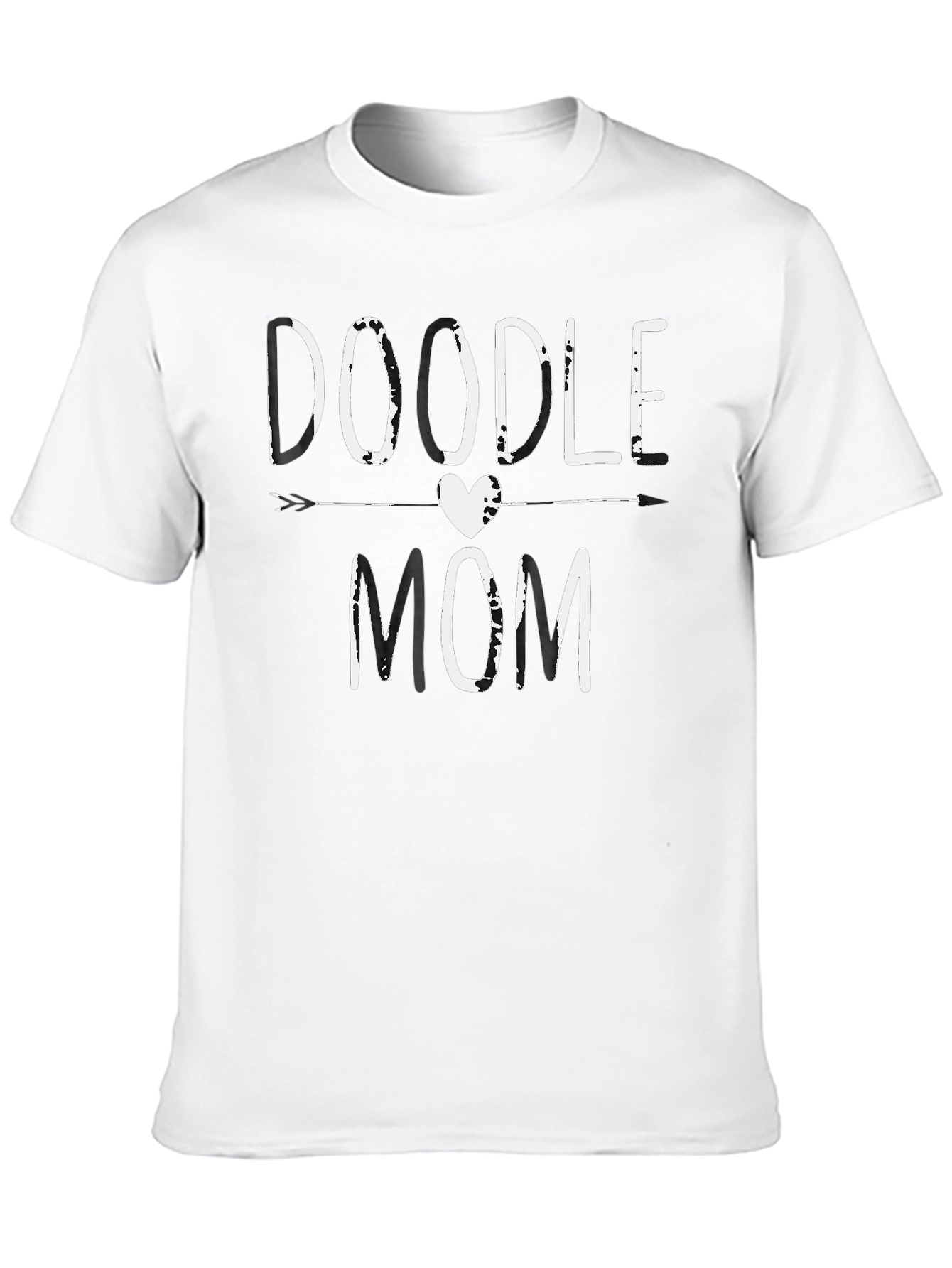 Doodle Mom Arrow Heart T-Shirt