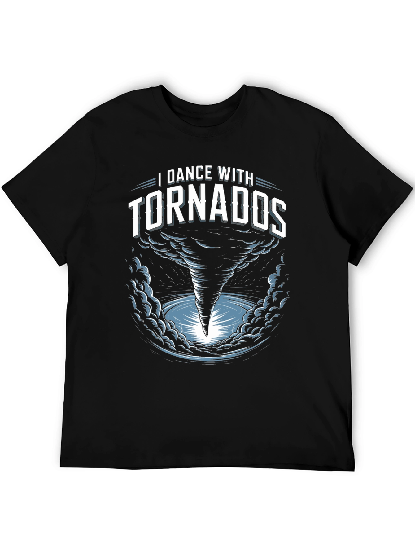 I Dance With Tornados Black T-Shirt