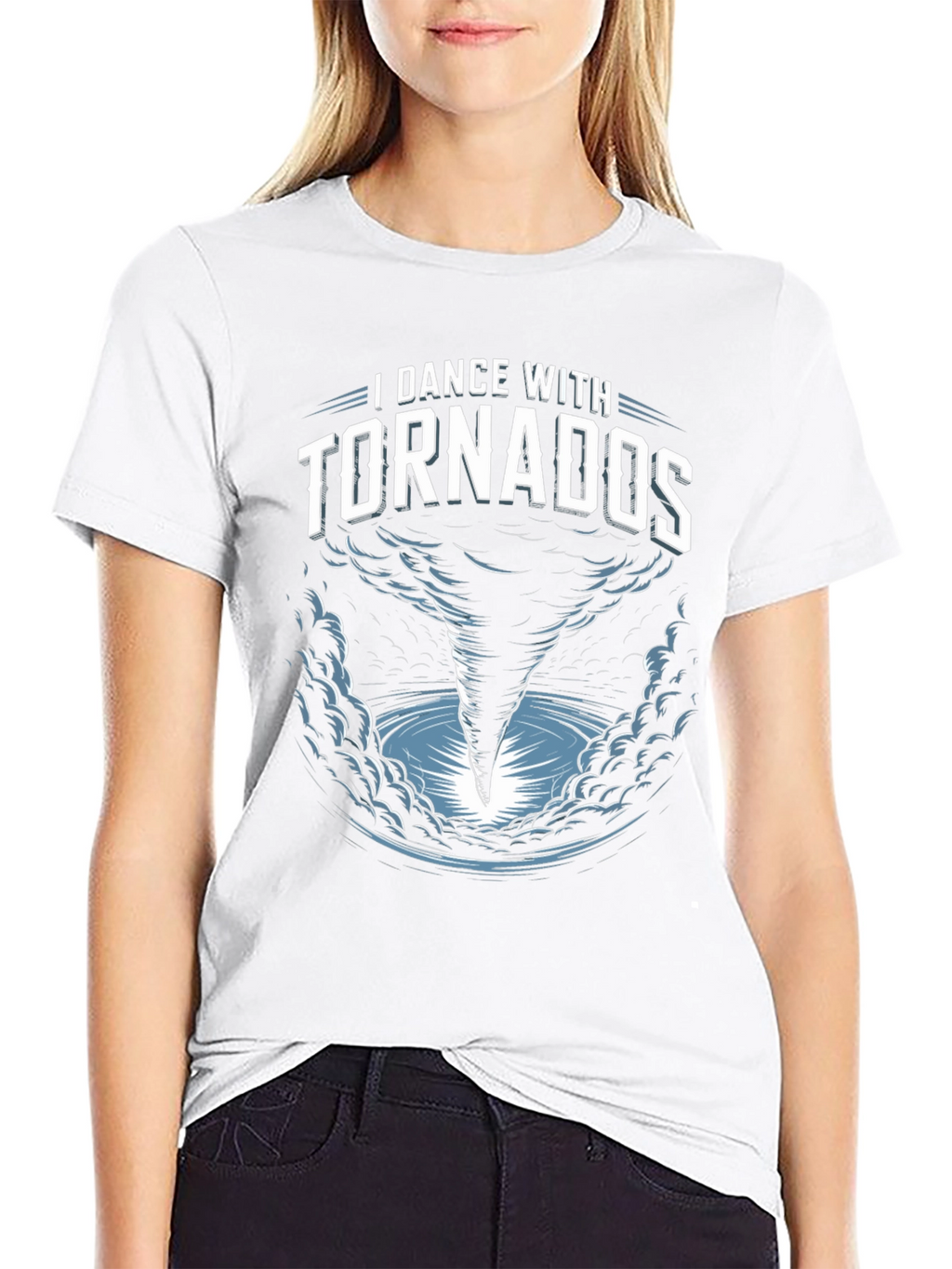 I Dance With Tornados Black T-Shirt