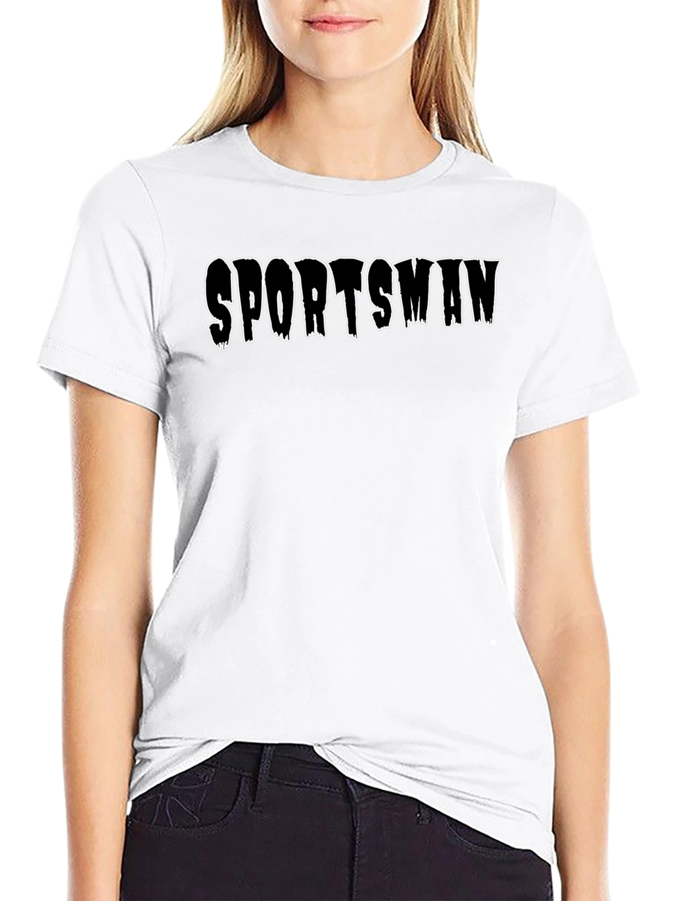 Sportsman Graphic Black T-Shirt