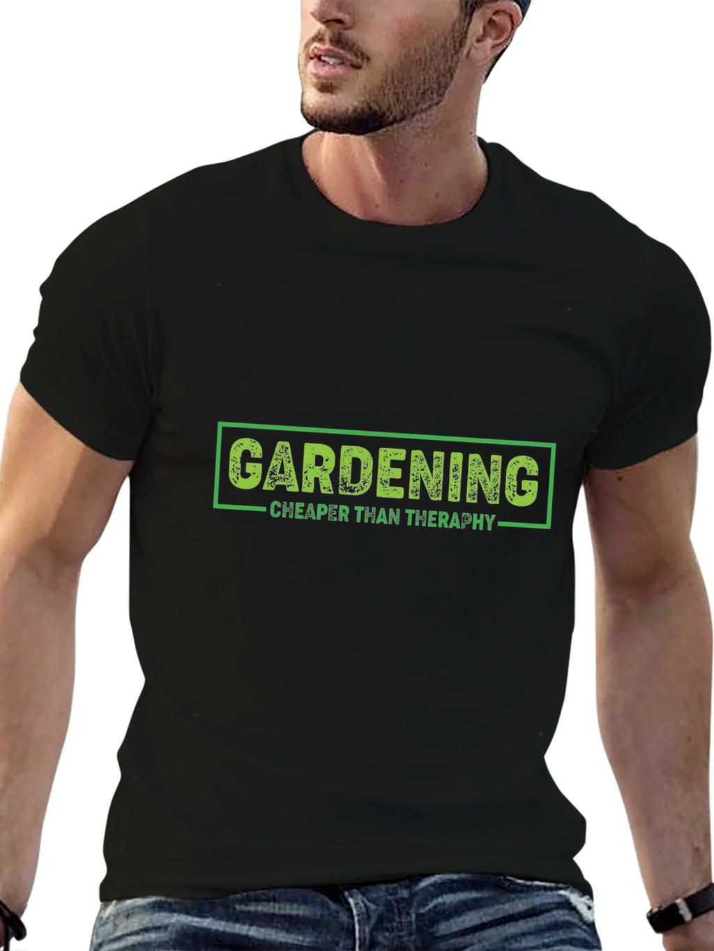 Gardening Cheaper Than Therapy Graphic Tee