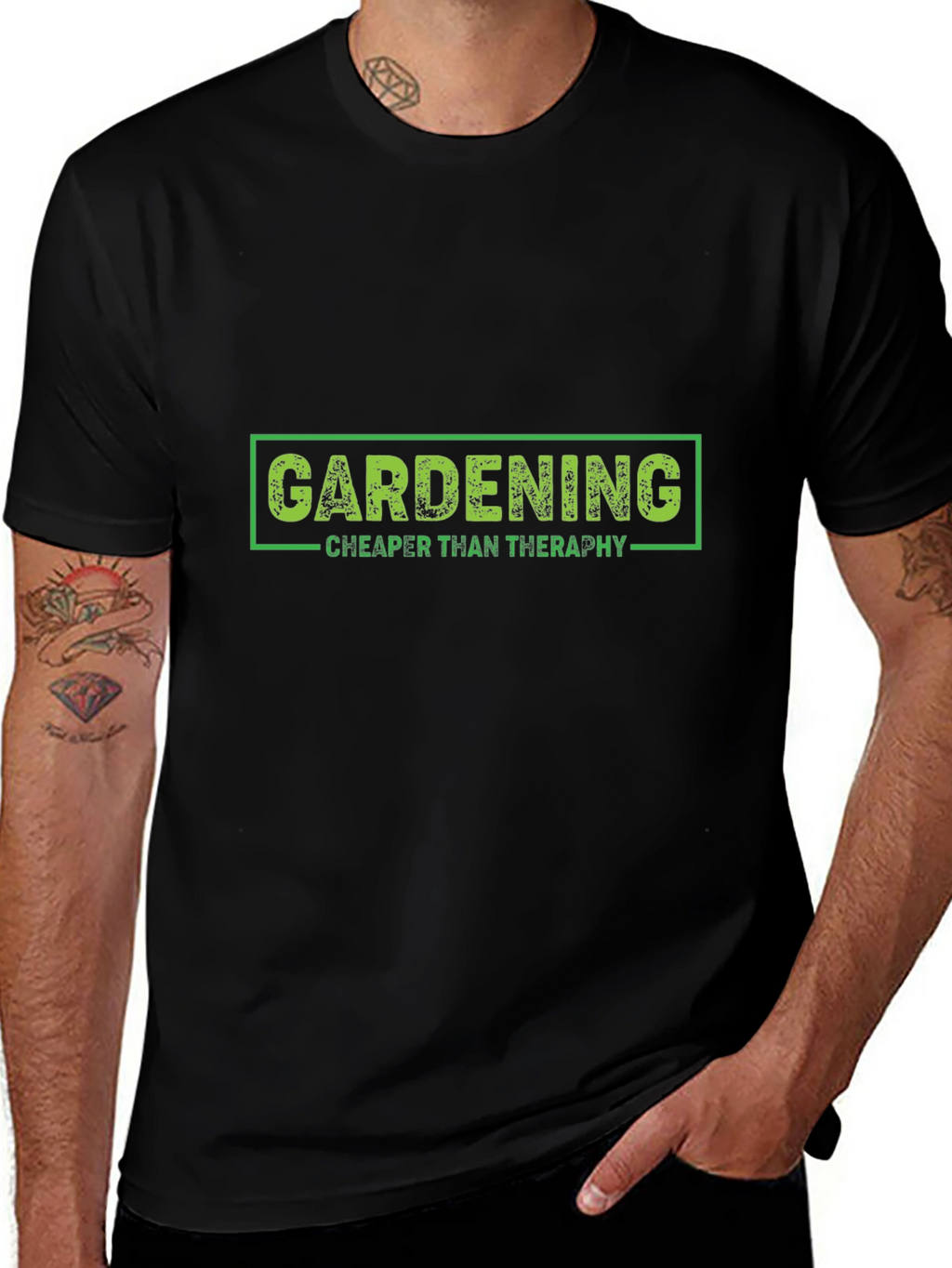 Gardening Cheaper Than Therapy Graphic Tee