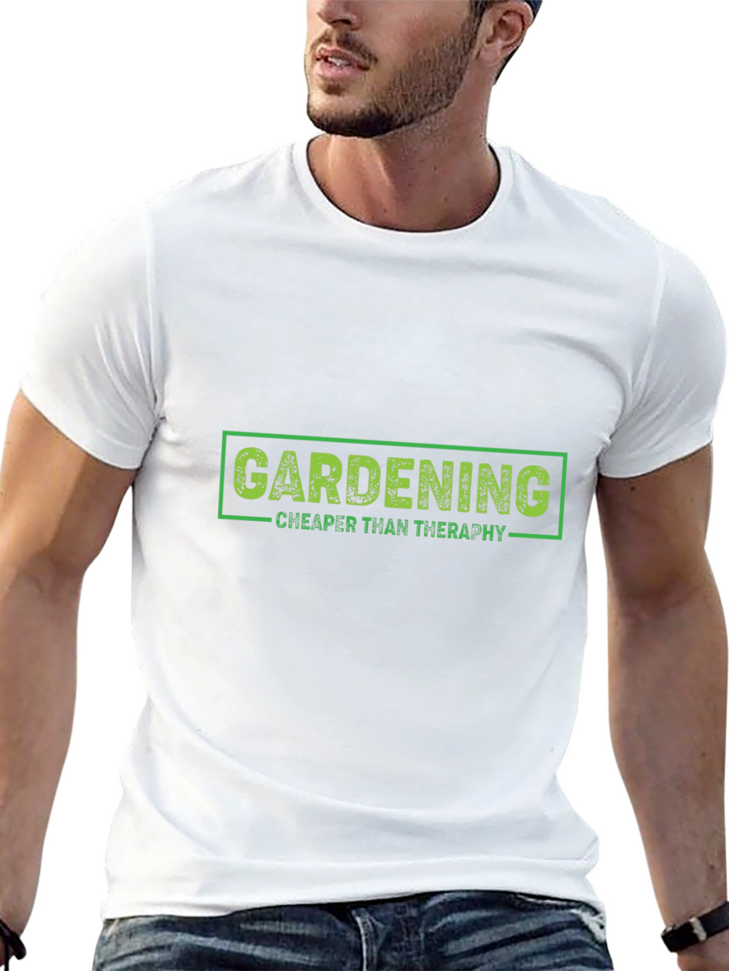 Gardening Cheaper Than Therapy Graphic Tee