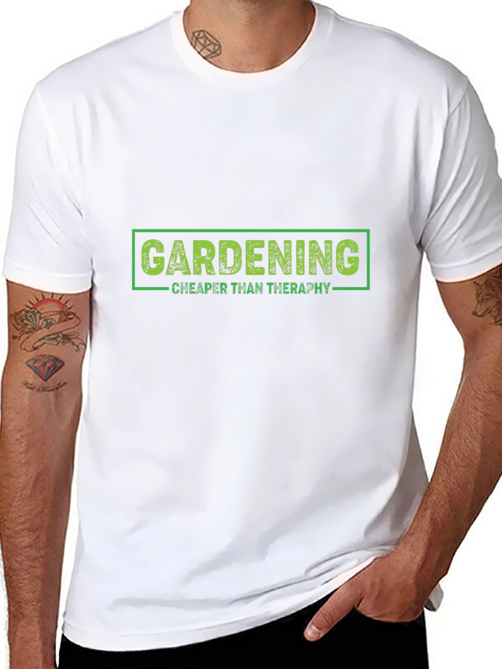 Gardening Cheaper Than Therapy Graphic Tee