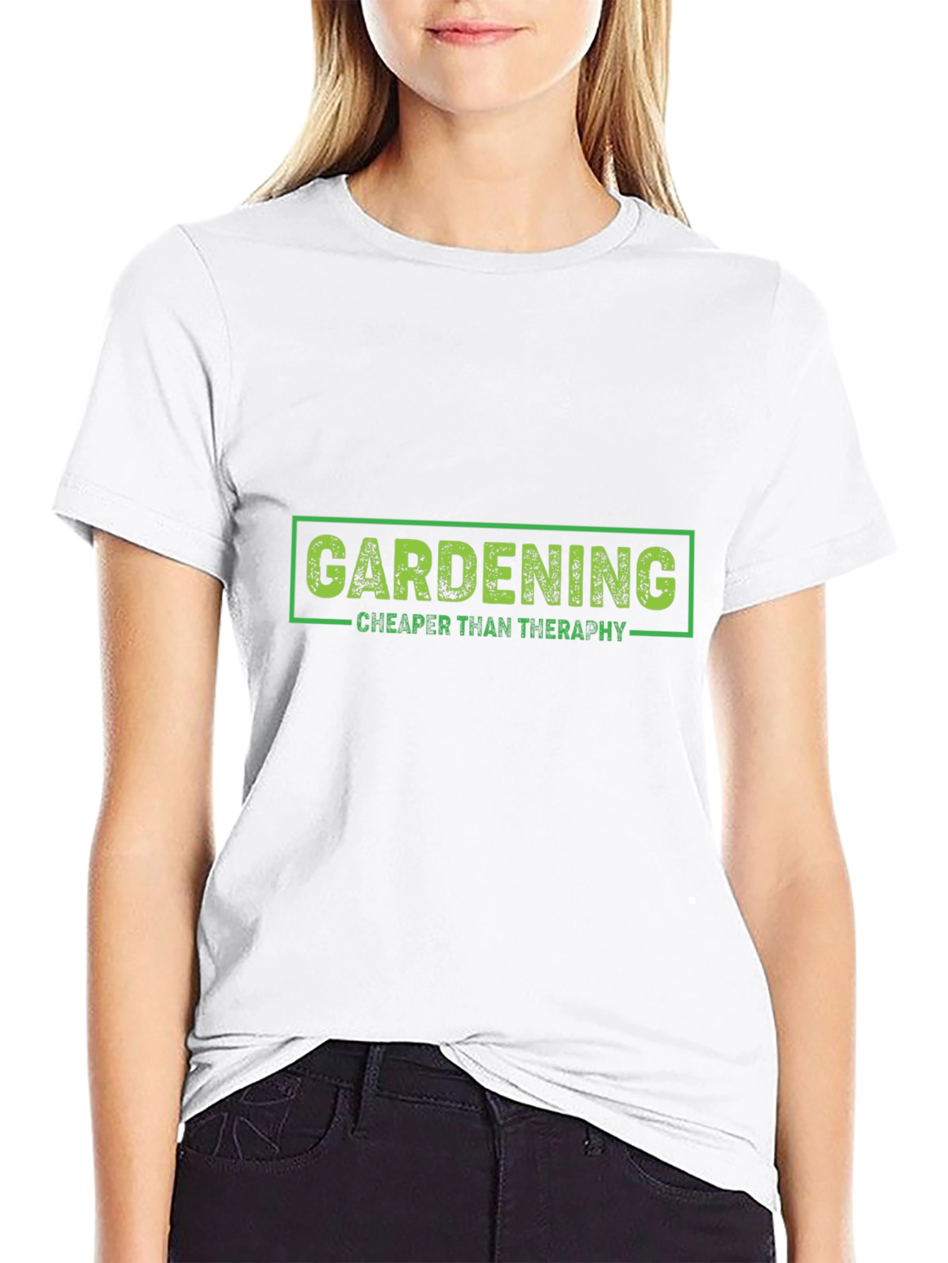 Gardening Cheaper Than Therapy Graphic Tee