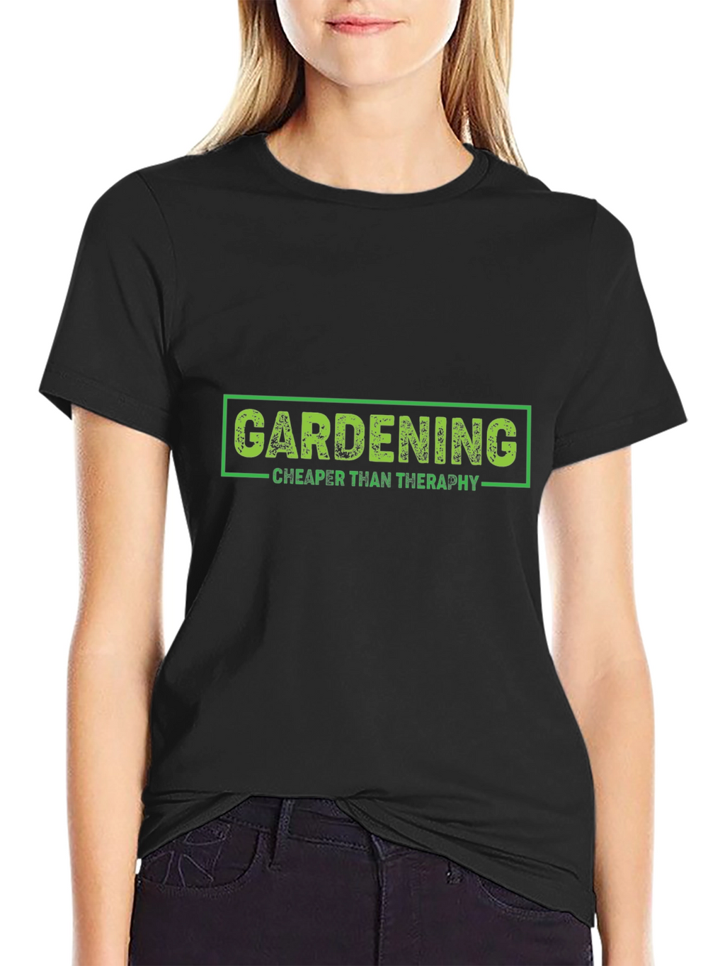 Gardening Cheaper Than Therapy Graphic Tee