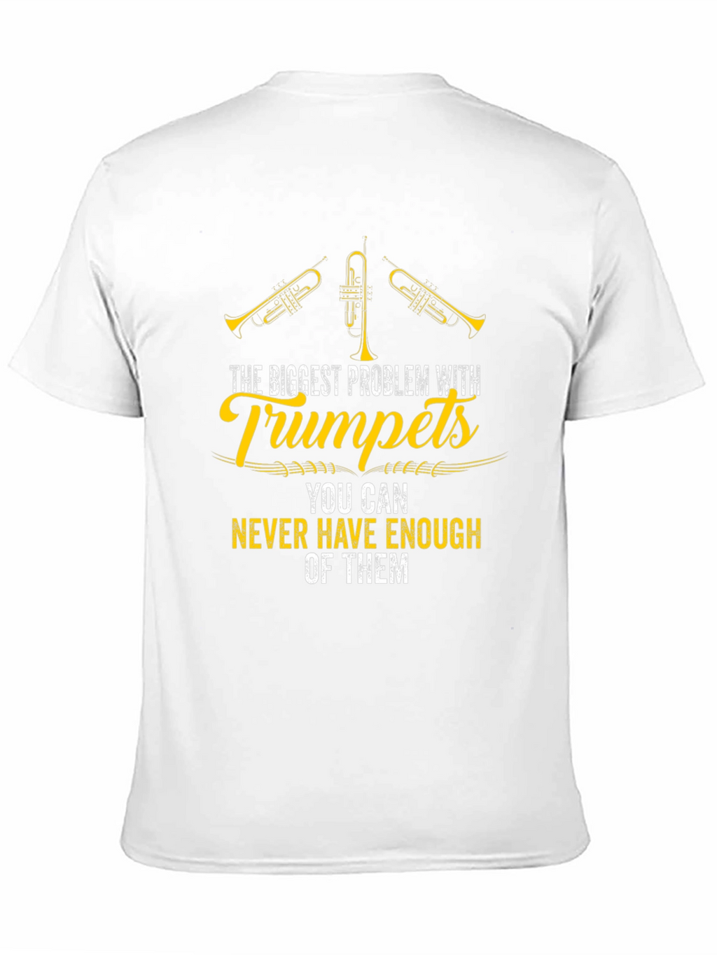 Trumpet Lover Black Graphic T-Shirt