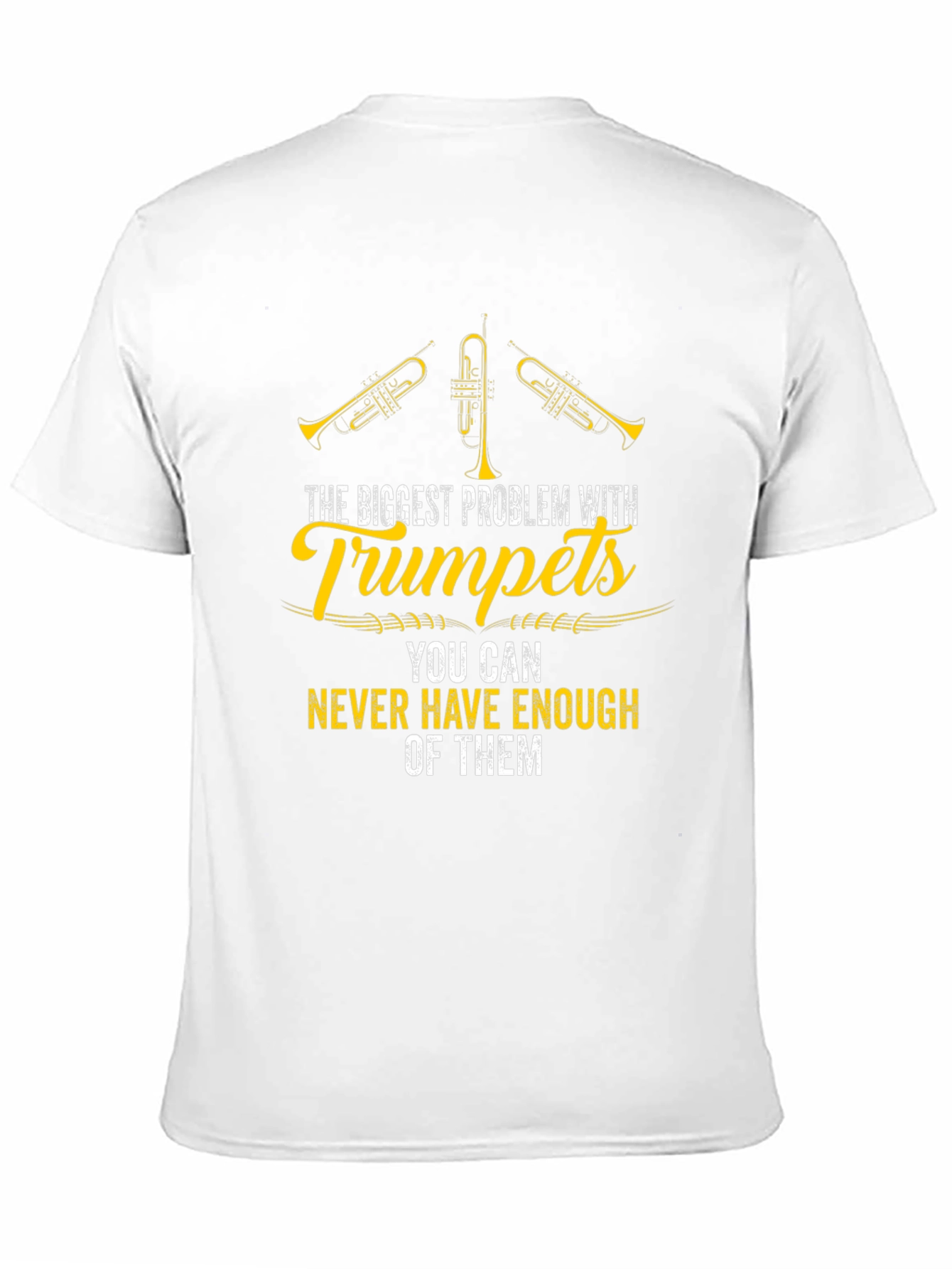 Trumpet Lover Black Graphic T-Shirt