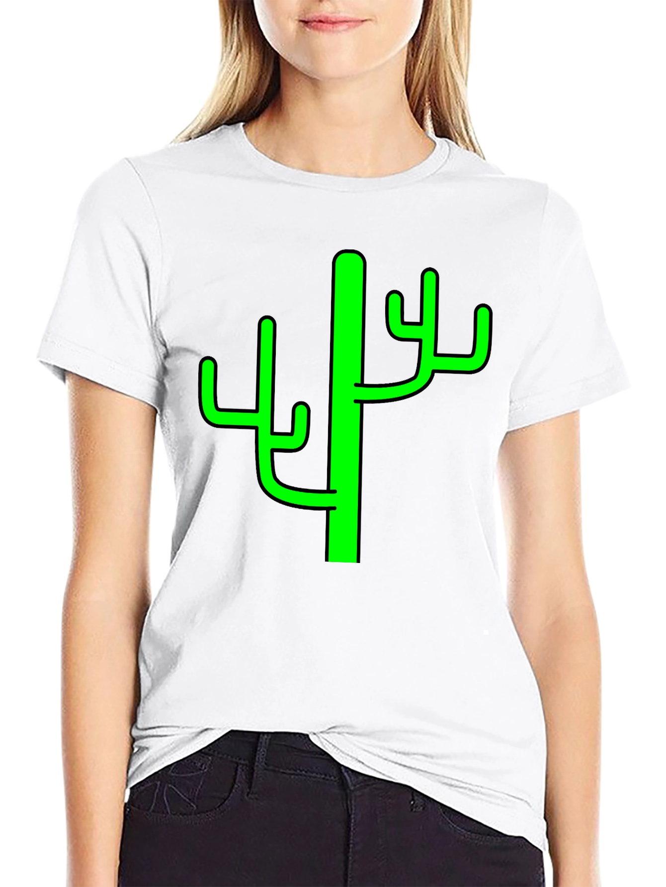 Cactus Graphic Tee - Mens Black T-Shirt