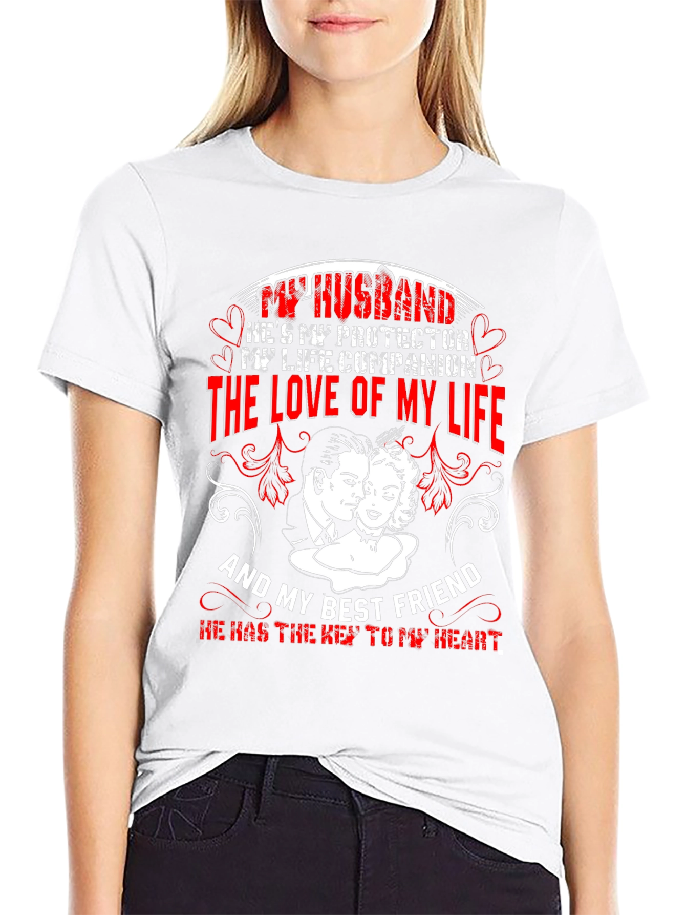 Husband Protector Love of My Life T-Shirt