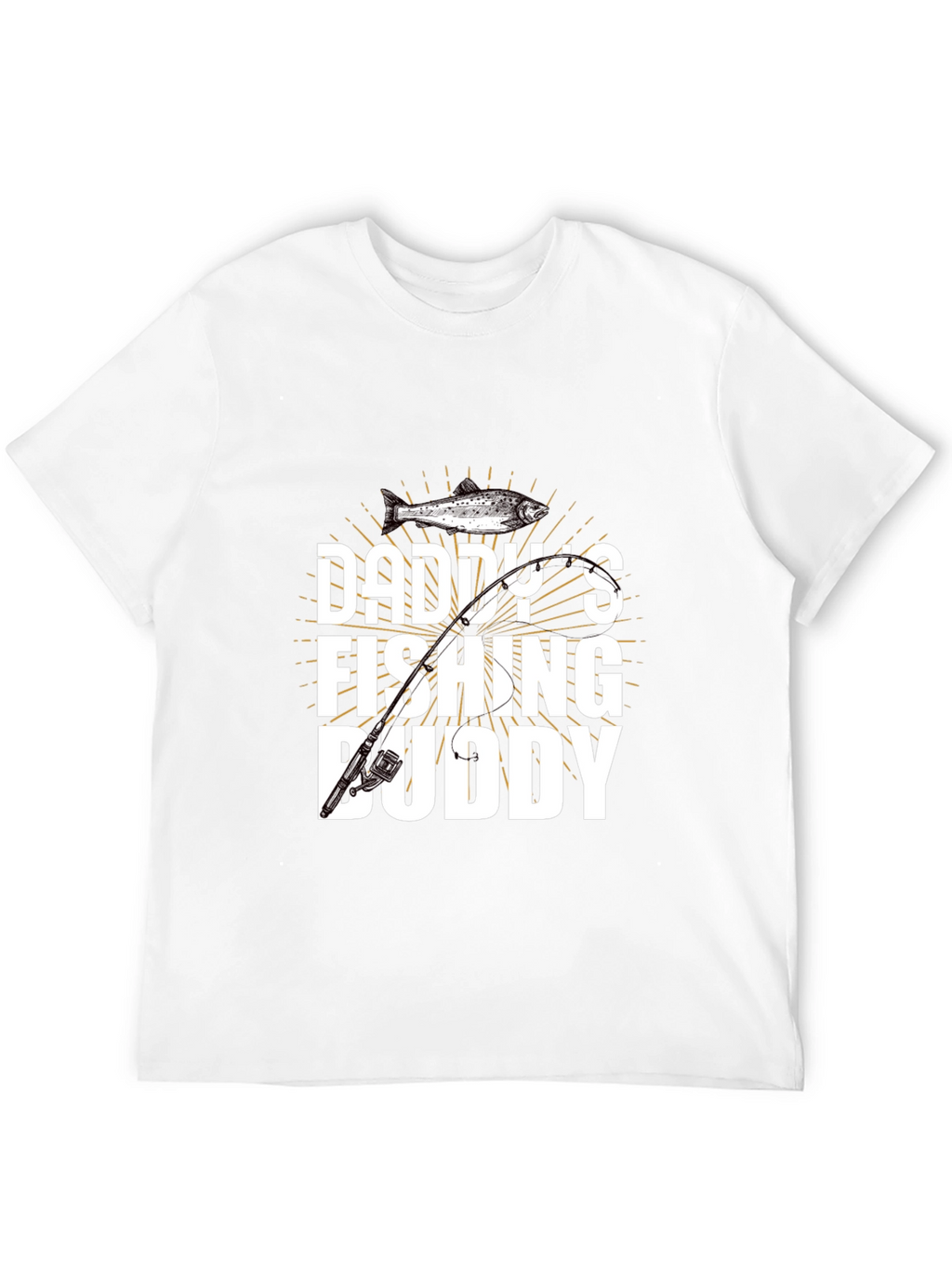 Daddys Fishing Buddy Graphic T-Shirt