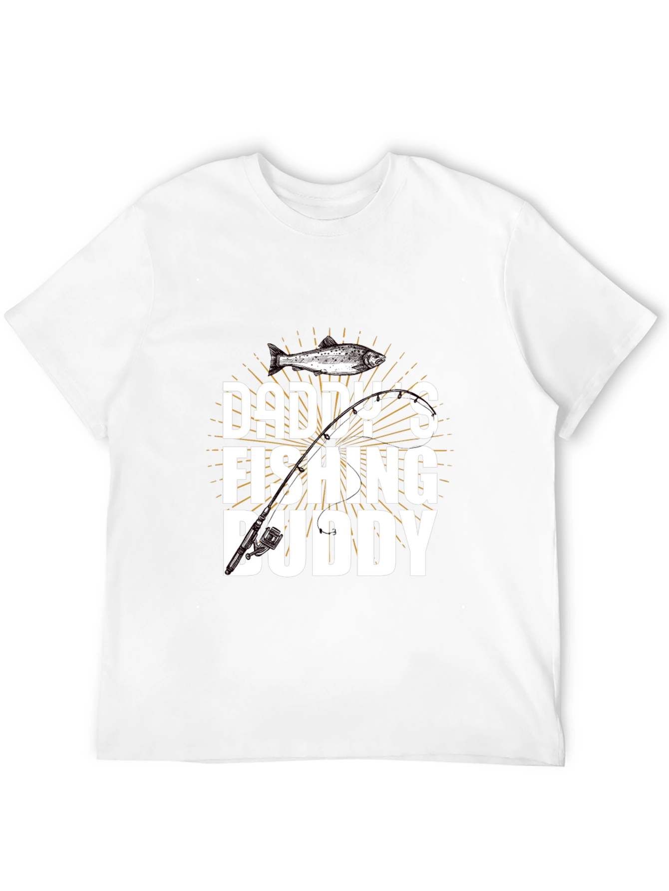 Daddys Fishing Buddy Graphic T-Shirt